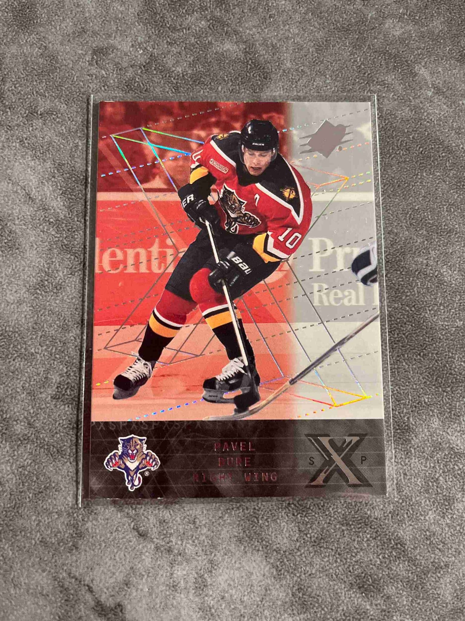 Pavel Bure SPx 2000/01 Sample Promo Florida Panthers HOF Karte