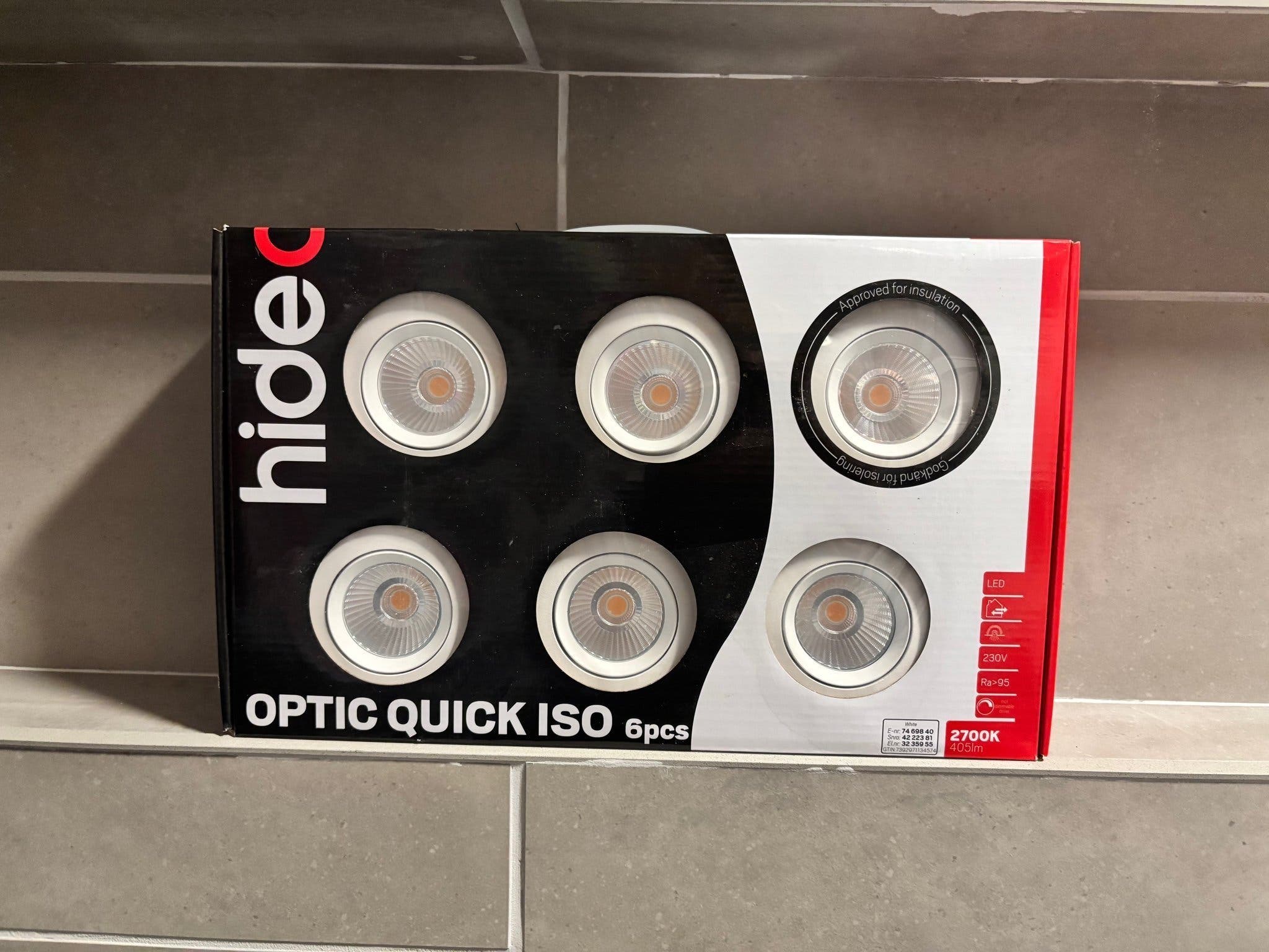 Hide a lite Optic Quick ISO LED spotlights 6-pa.. | Köp på Tradera ...
