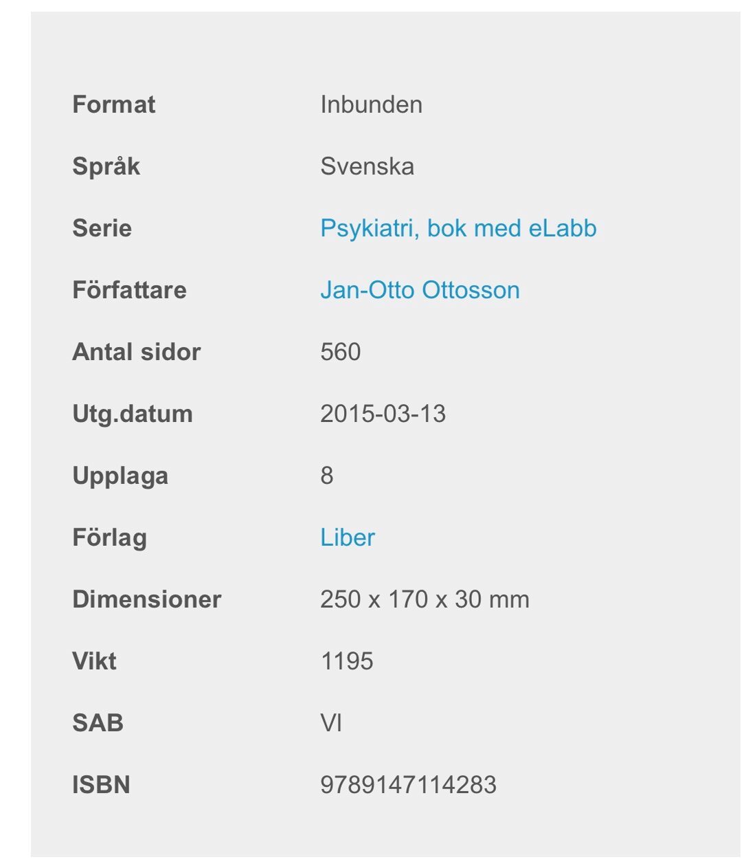 Psyk Psyk Psyk 8e uppl Jan-Otto Ottosson 028303 Psyk Psyk Psyk 8e uppl Jan-Otto Ottosson 028303