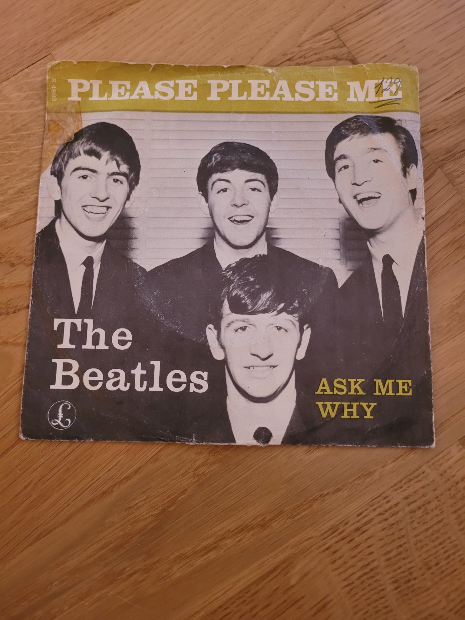 The Beatles Please please me / Ask me why Singel lp vinyl
