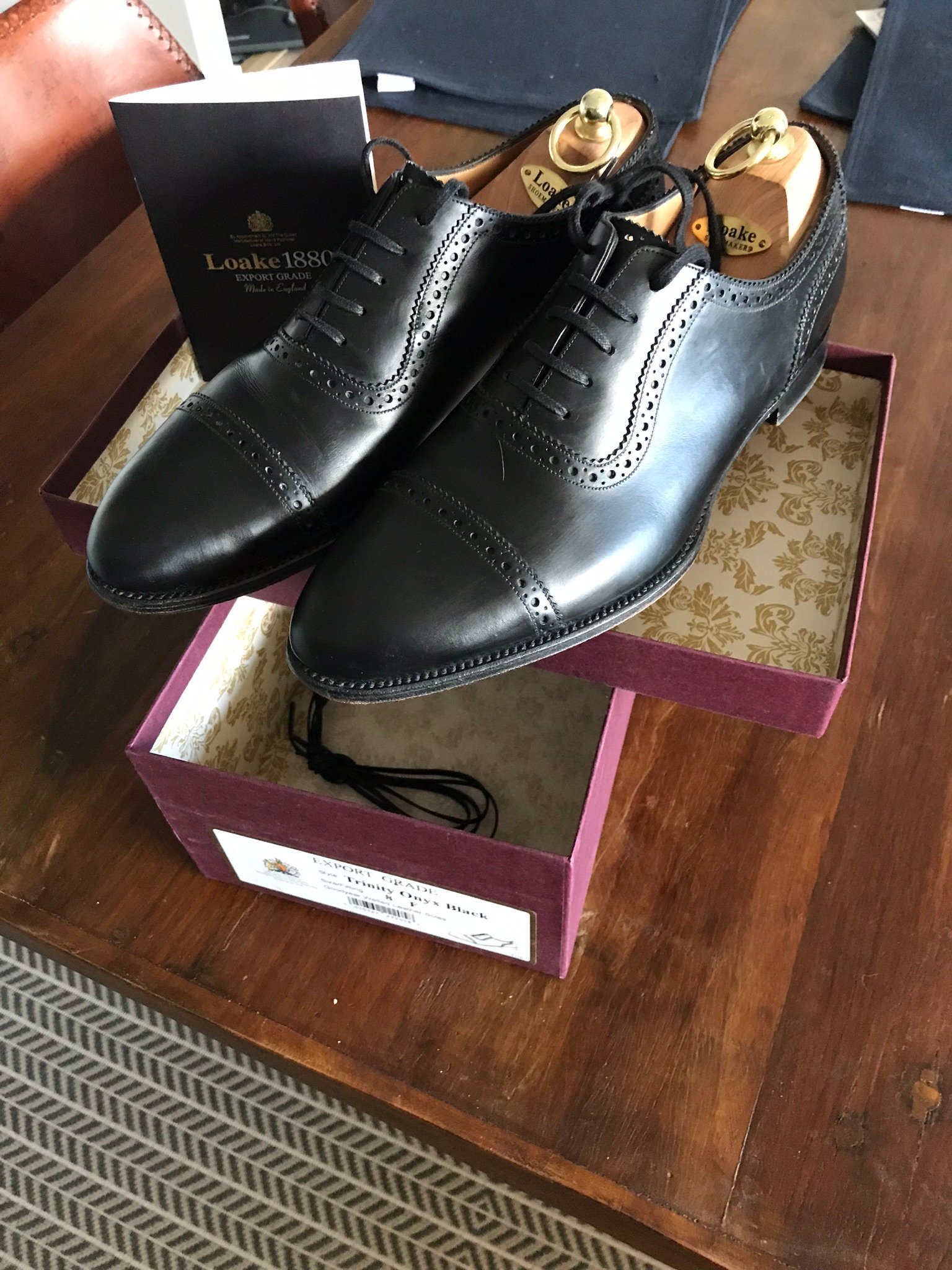 loake trinity suede