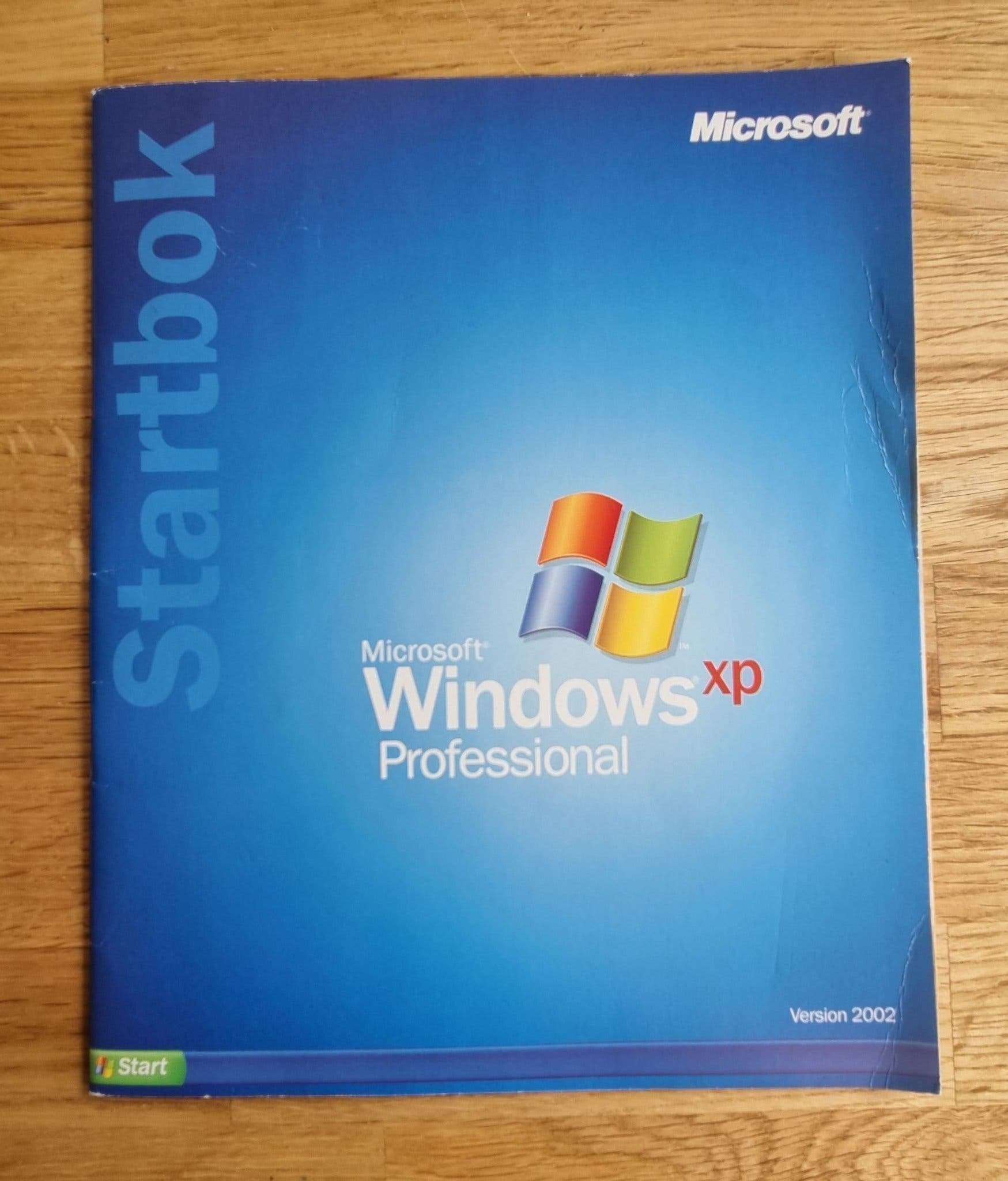 Startbok Microsoft Windows XP Professional, Ver.. | Köp på Tradera ...