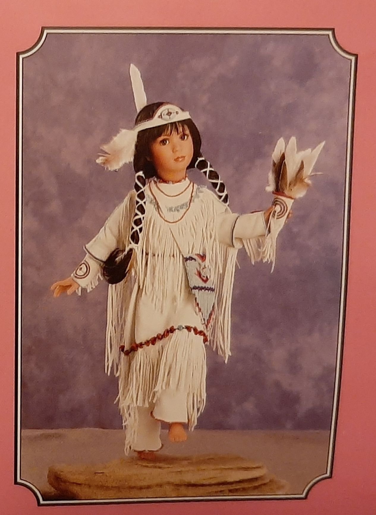 Pocahontas Pow Wow, Indiansk porslinsdocka helt.. (379572578) ᐈ Köp på