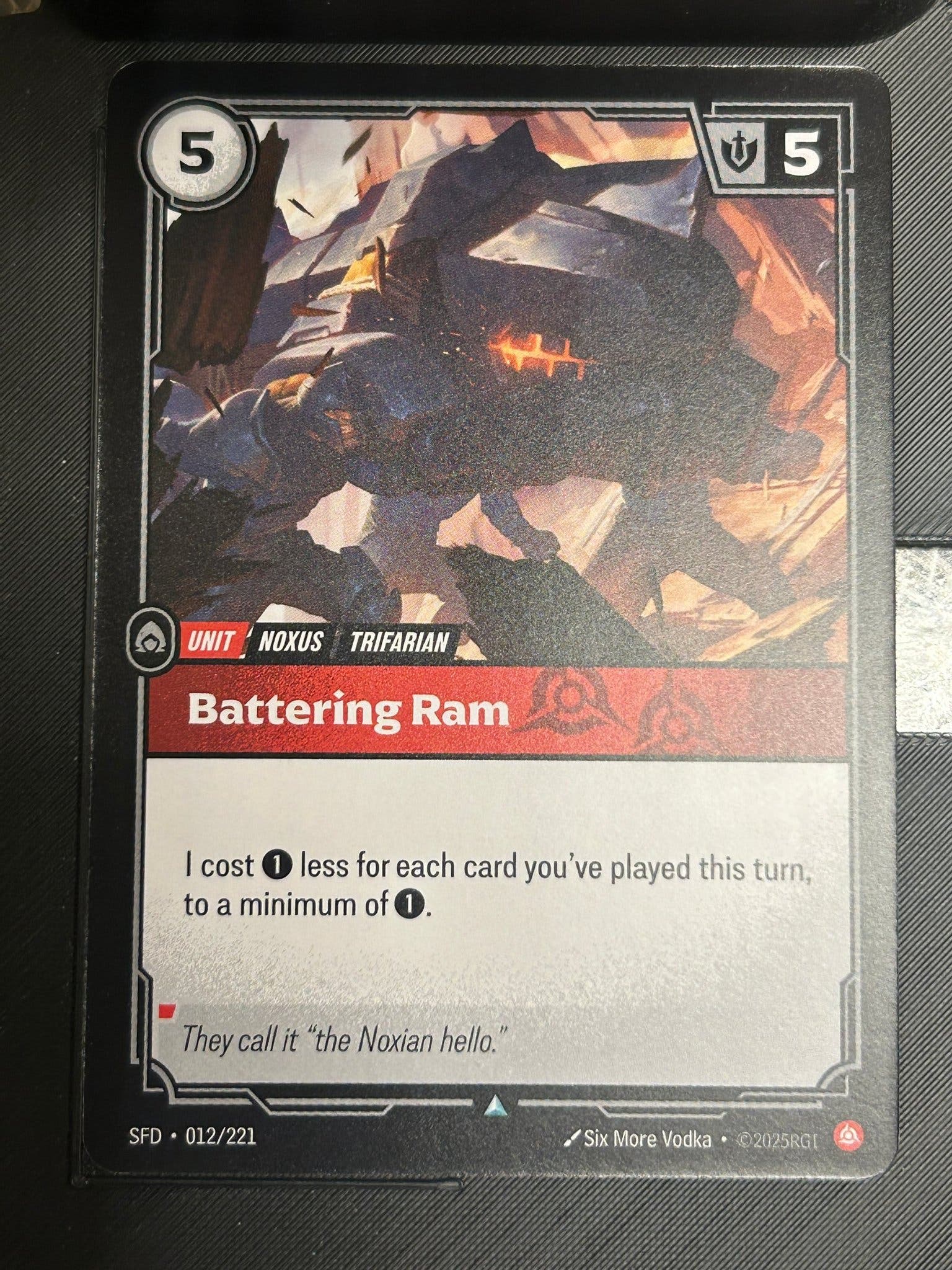 Battering Ra Riftbound Battering Ram 012/221 Sp.. | Köp från HoloKoi på Tradera ...