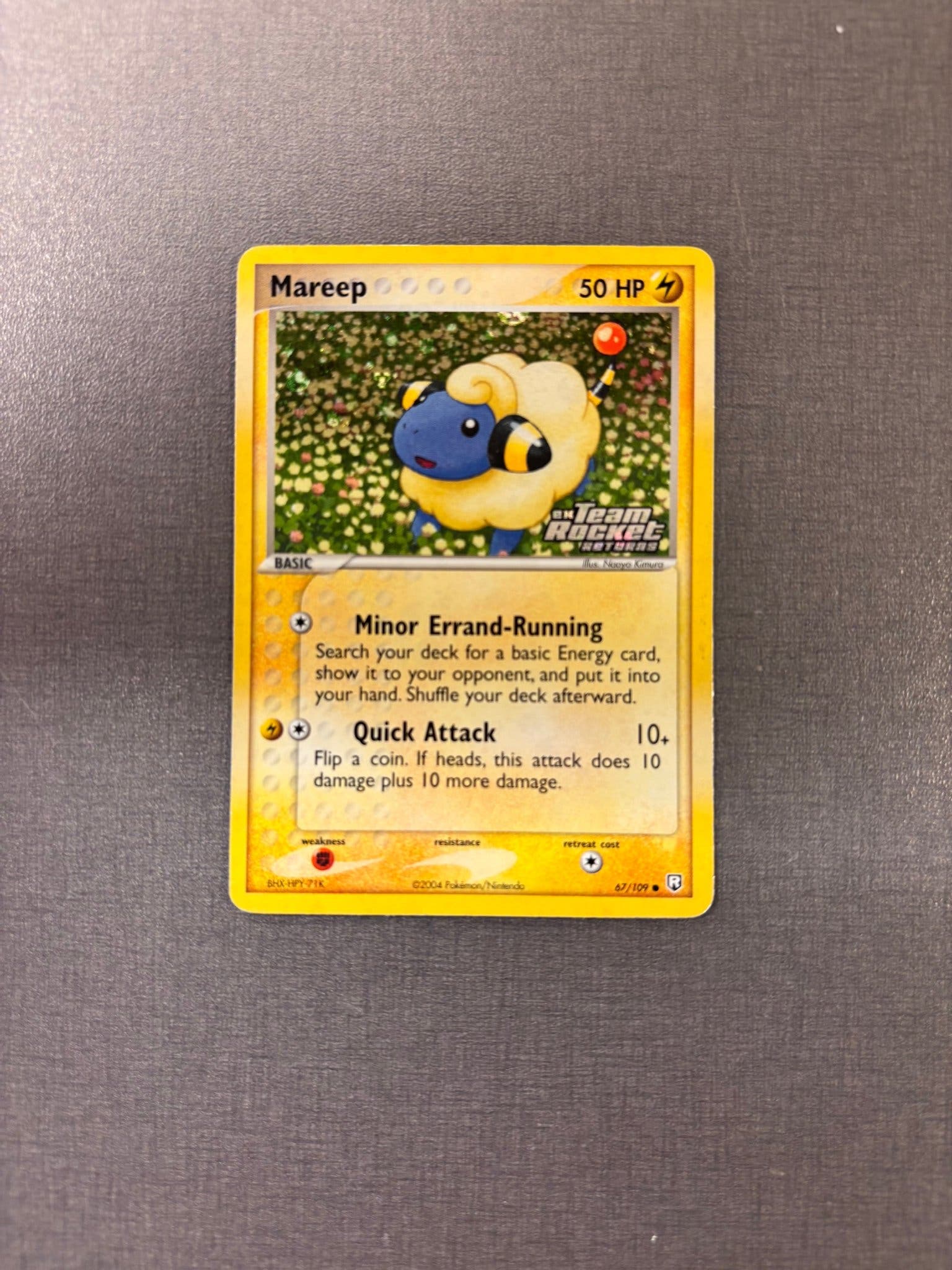 But Reverse Team Mareep reverse holo 67/109 Team Rocket Returns .. | Köp på Tradera ...