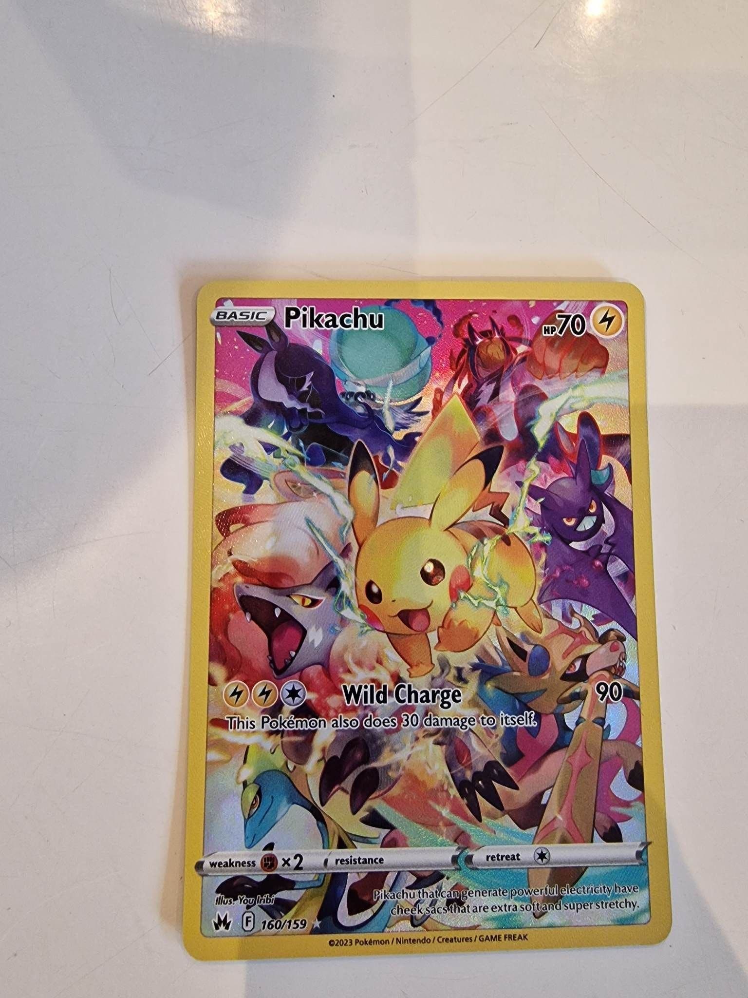PIKACHU 160 159 Secret Rare Full Art Crown K p P Tradera pikachu-160-159-secret-rare-full-art-crown-k-p-p-tradera