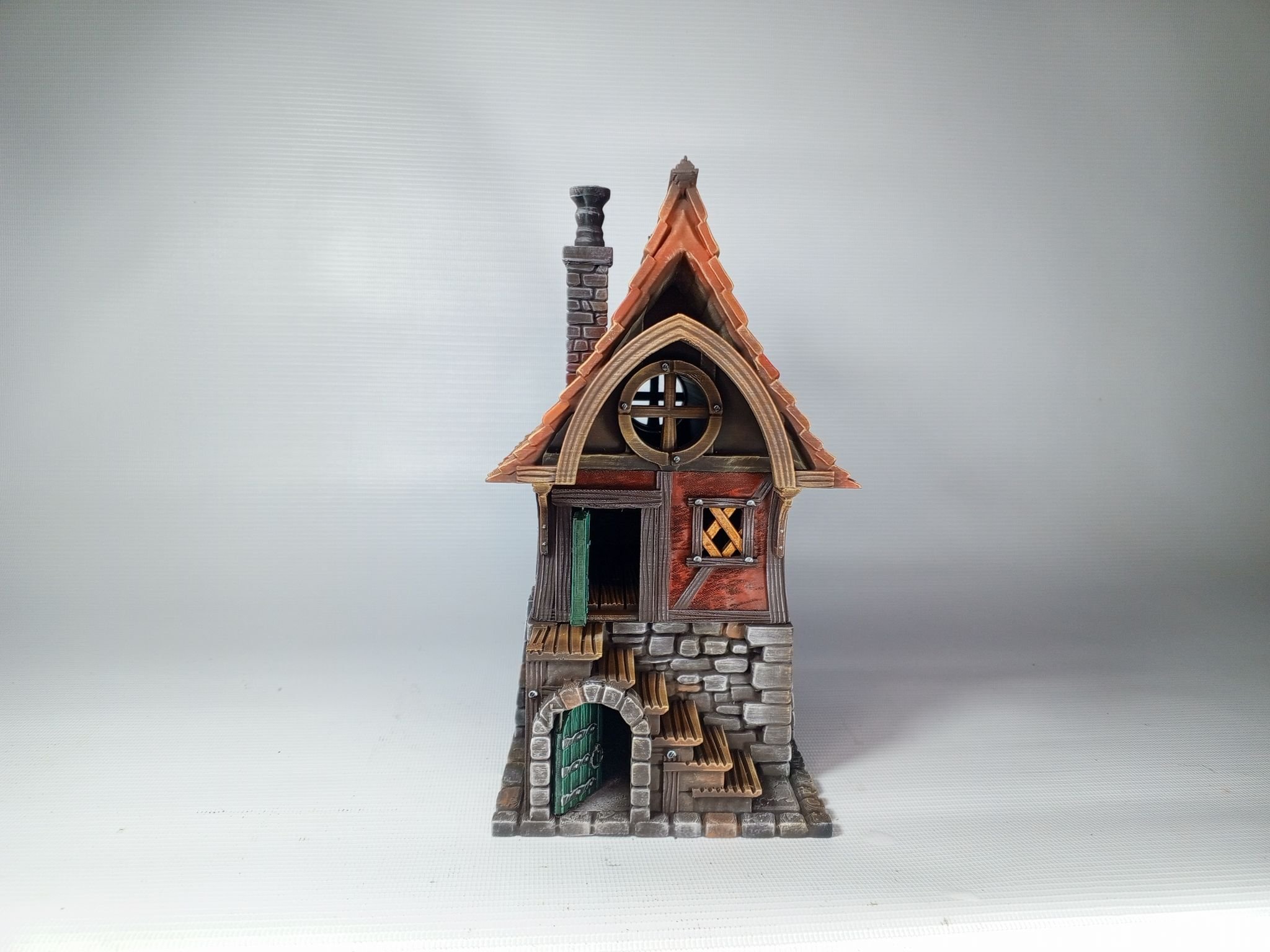 Redwall Cottage från 3DP4U | modell figurspel rollspel hus dnd d&d