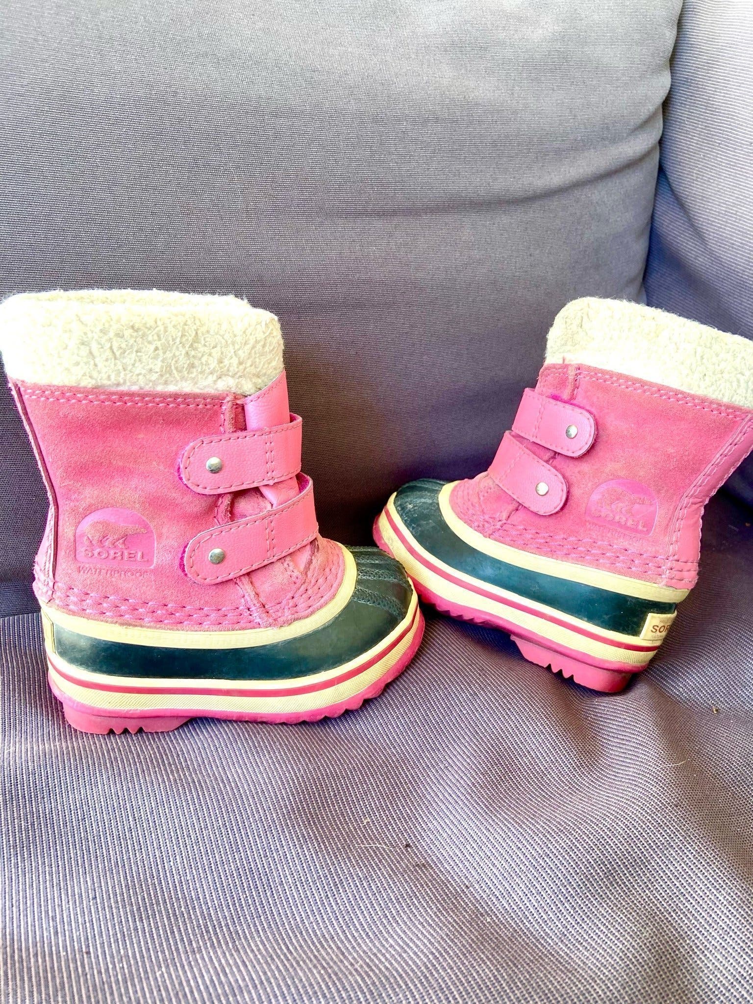 Sorel Winterstiefel in Rosa Größe 22