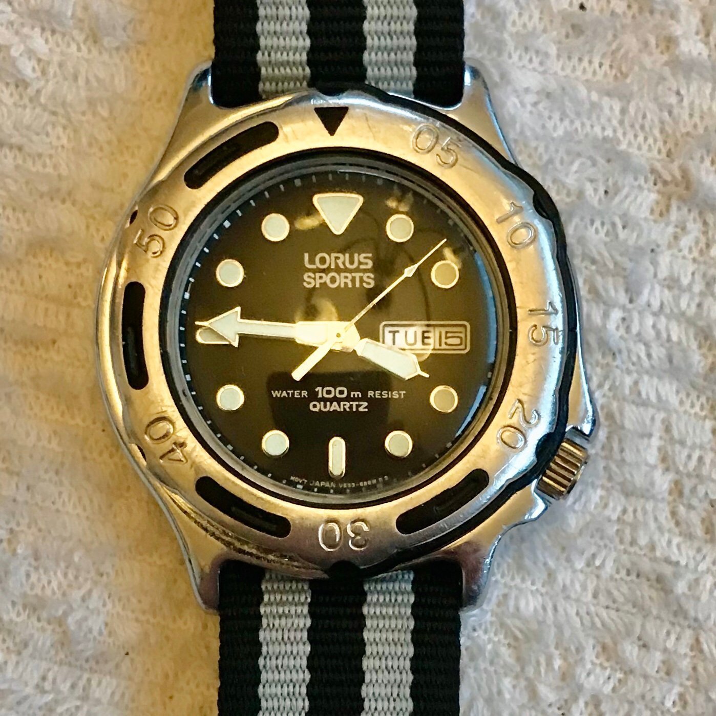 LORUS SPORT DIVER QUARTZ DATE 80tal KLASSISK ST.. (383972873) ᐈ Köp på
