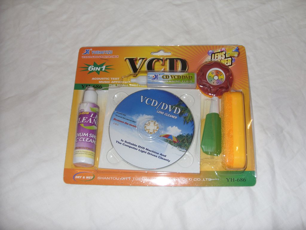 Rengörings kit för CD/DVD/VCD Lens Cleaner & CD.. (320020342) ᐈ Köp på