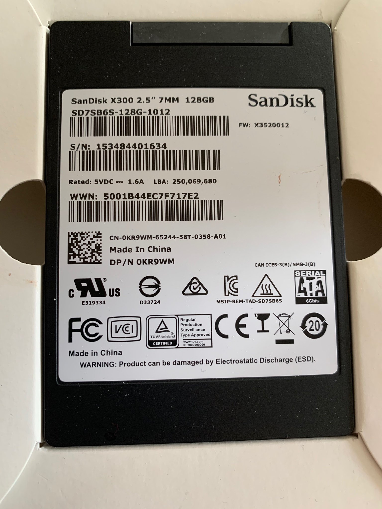 Sandisk x300 128 gb ssd 417660729 k p p tradera