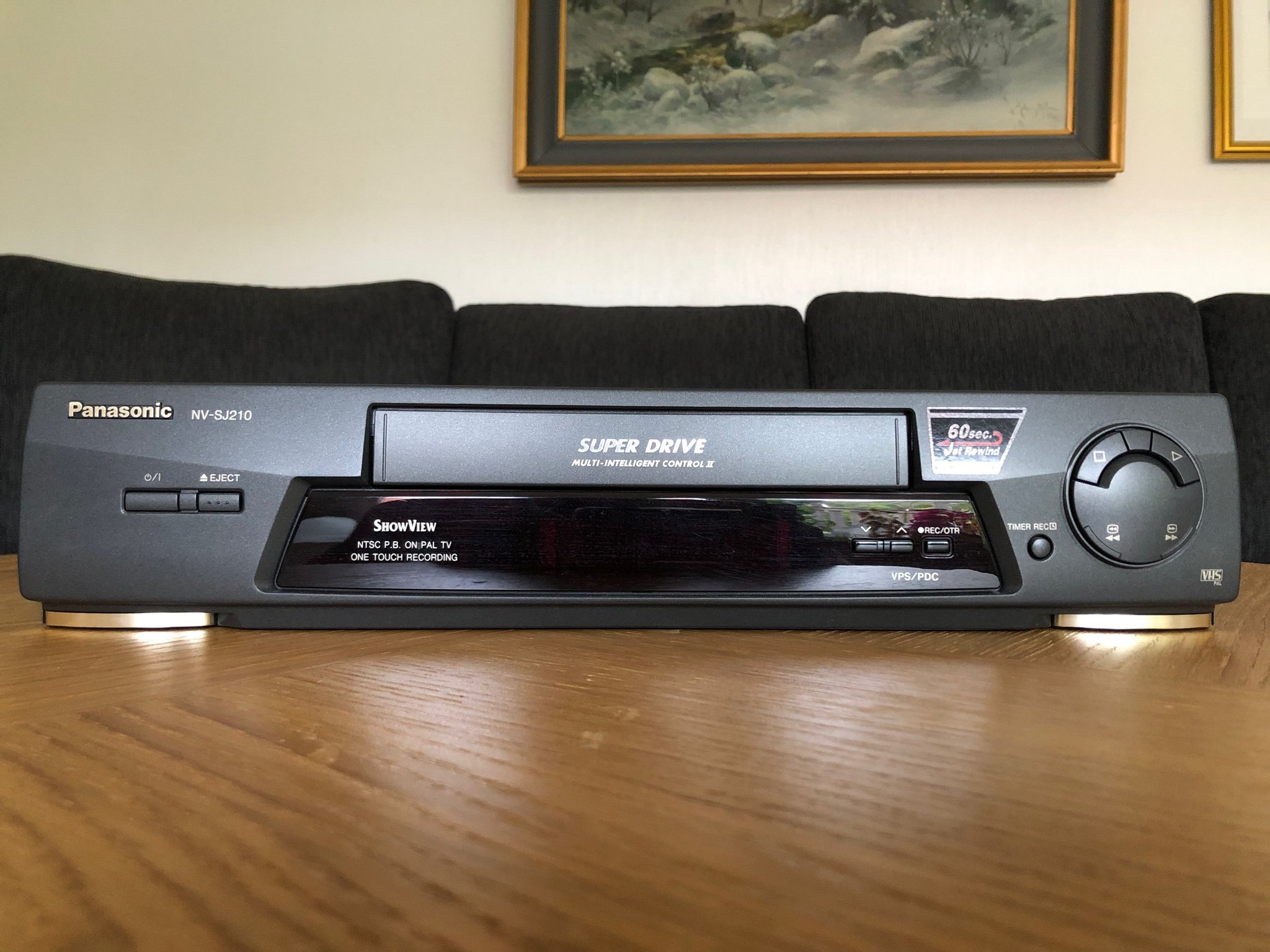 Panasonic NVSJ210 videobandspelare VHS Made in Germany inkl. manual