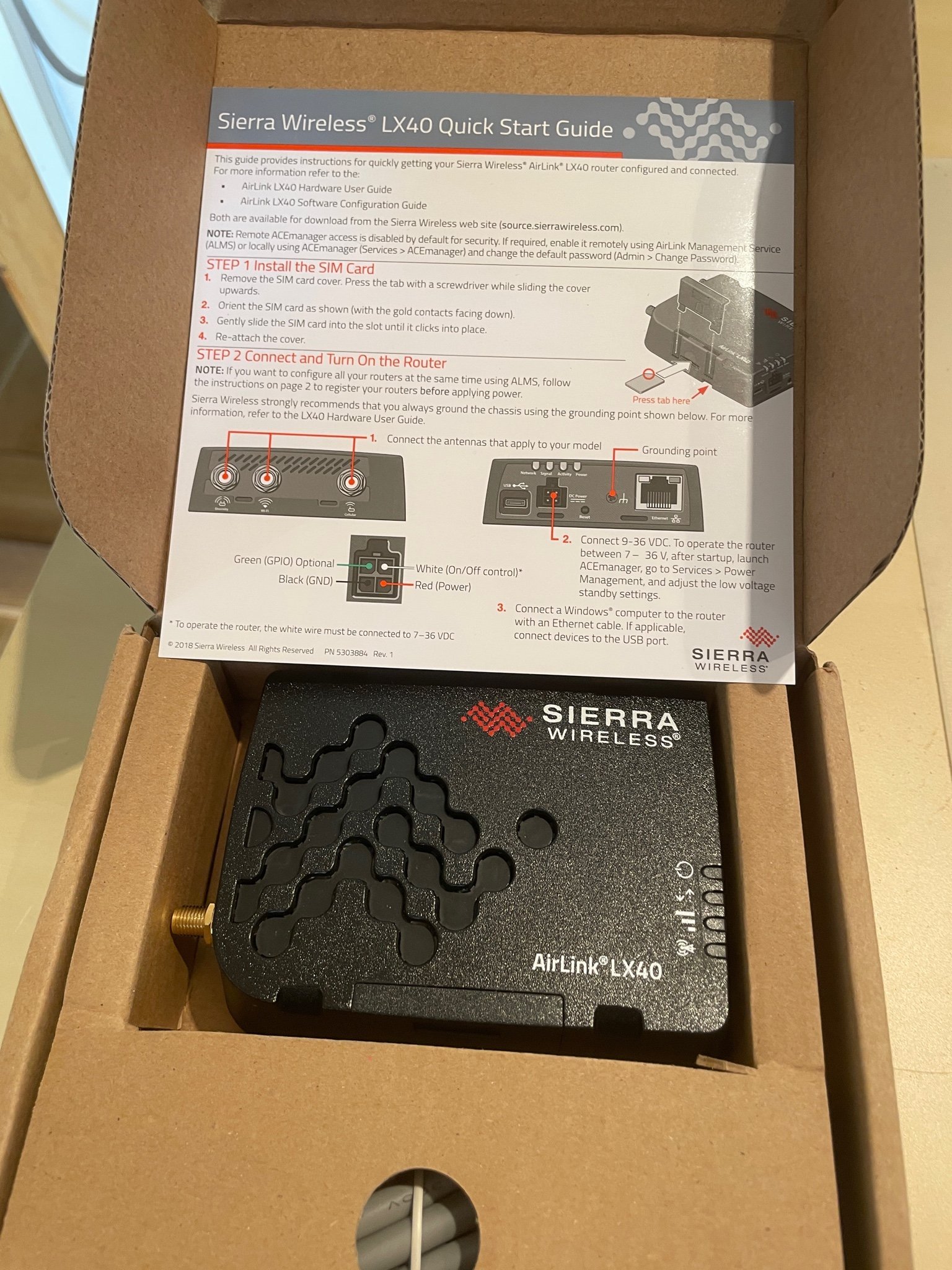 Sierra Wireless AirLink LX40 LTE IoT Router Glo.. Köp på Tradera