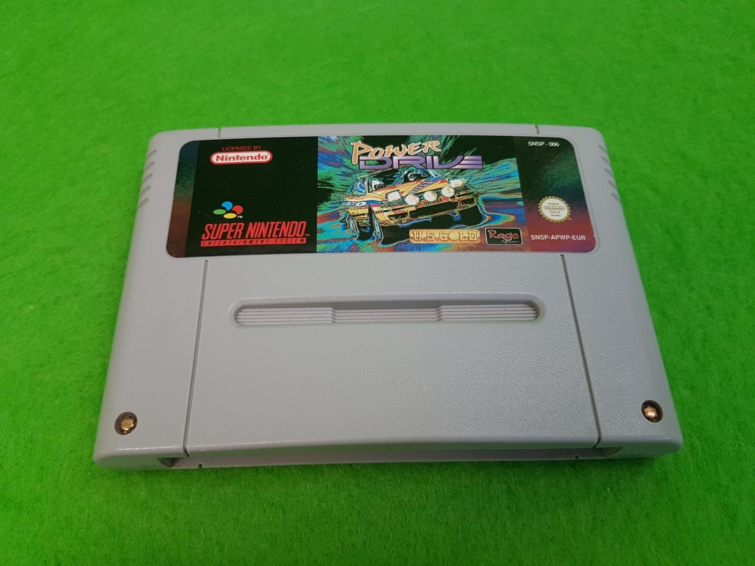 Power Drive Super Nintendo Snes (398065208) ᐈ SpelHem på Tradera