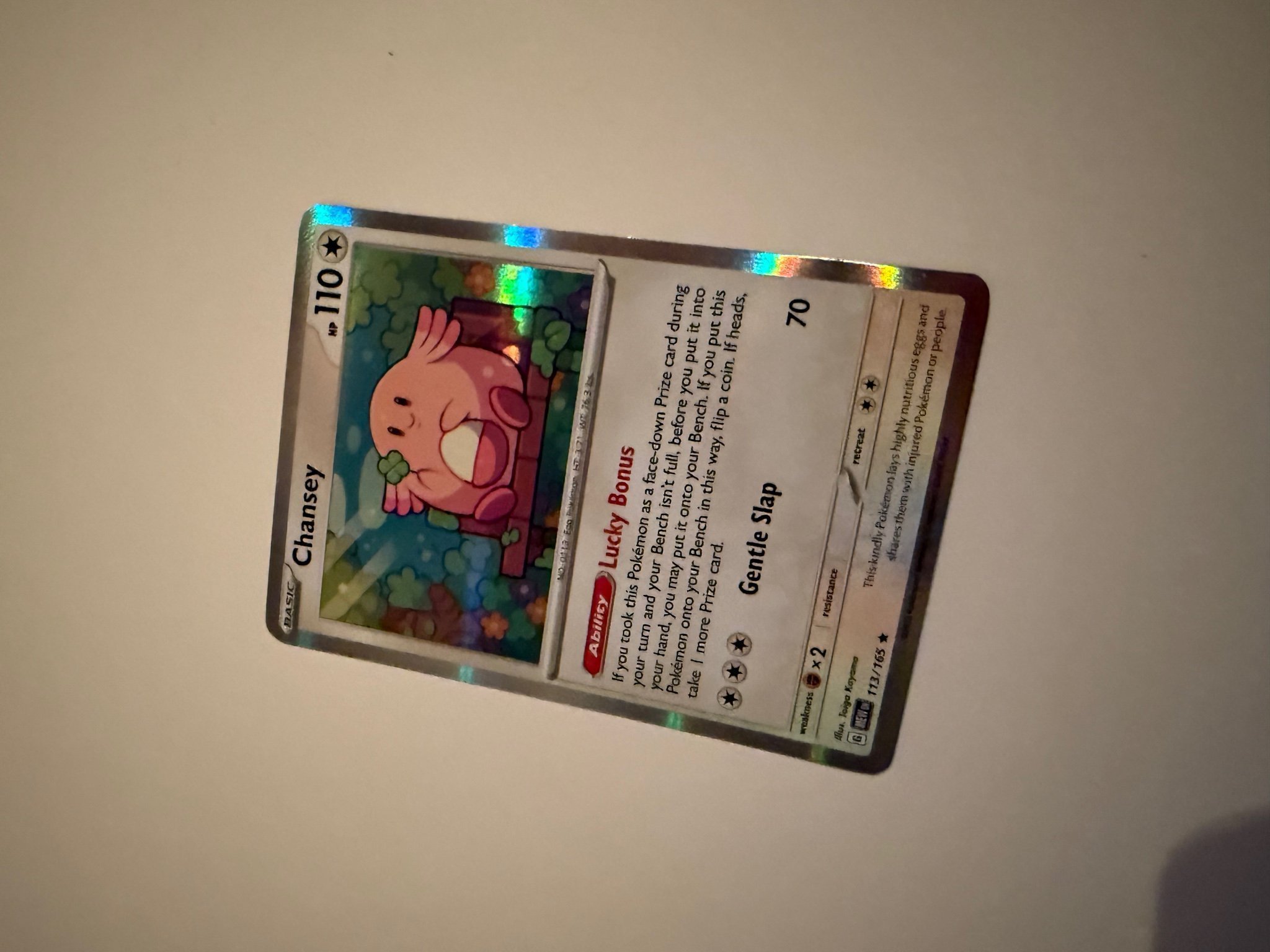 Chansey holo 151