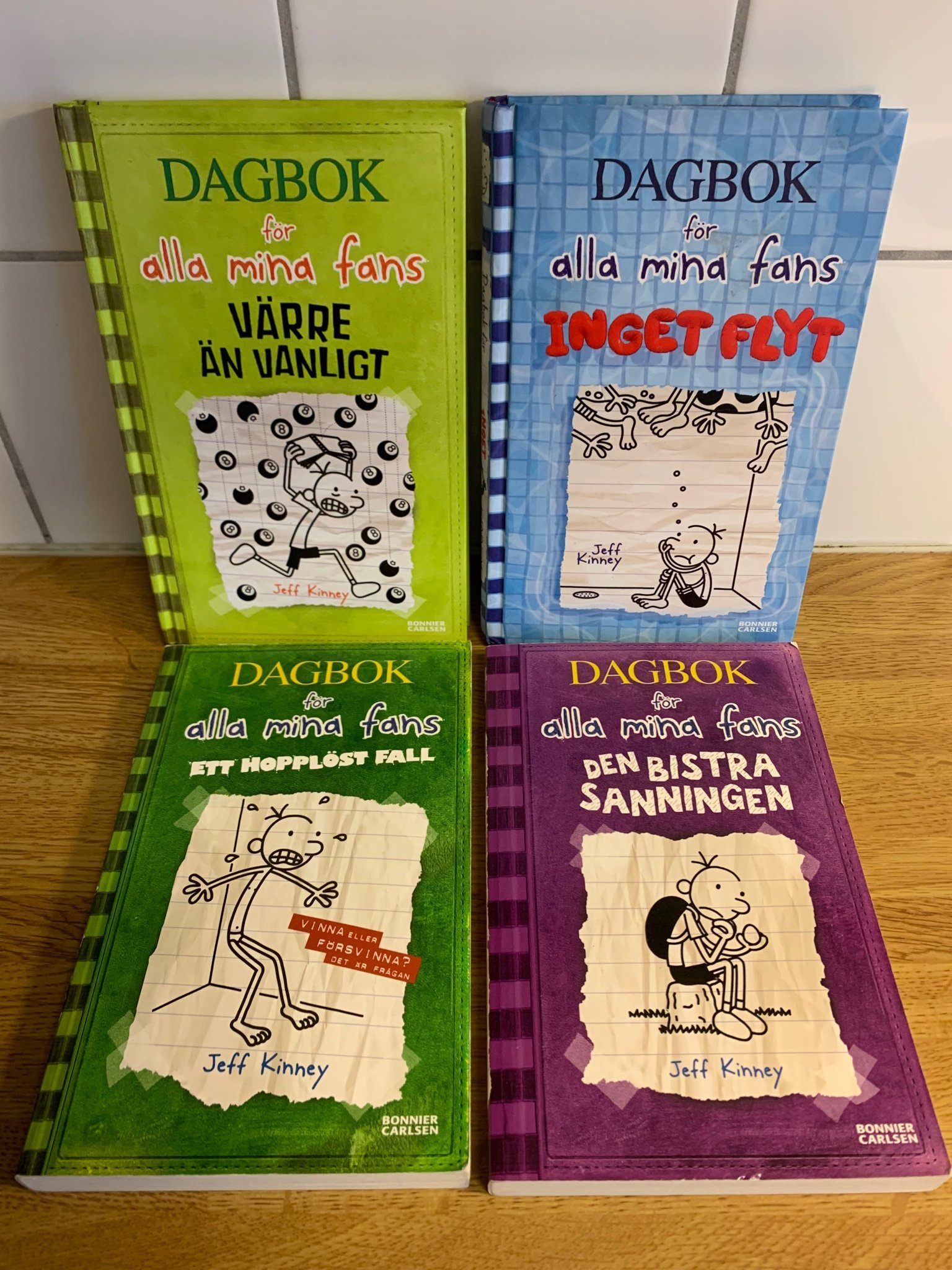 Dagbok för alla mina fans Jeff Kinney Fyra .. Köp på Tradera