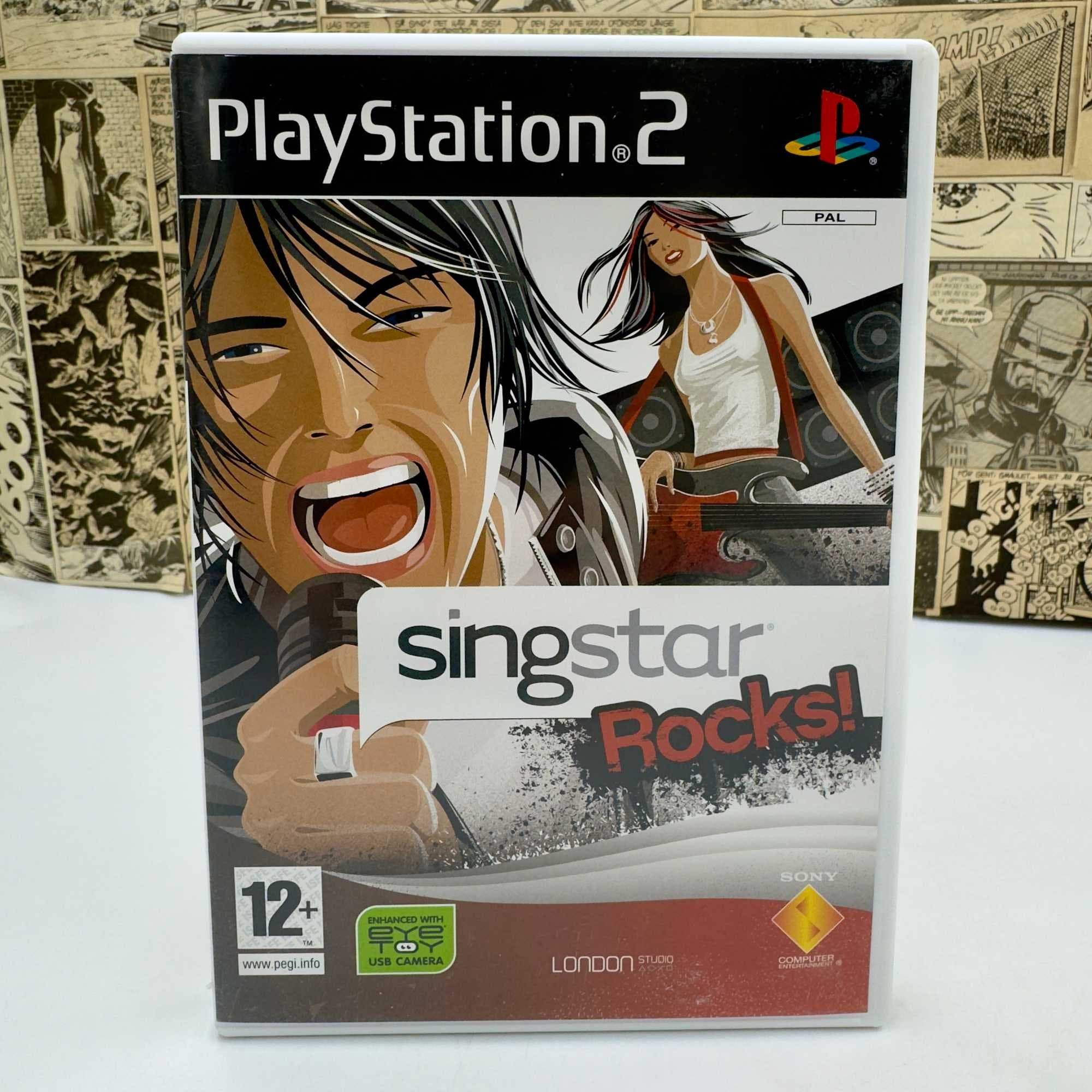 SingStar Rocks! juego PS2 edición nórdica