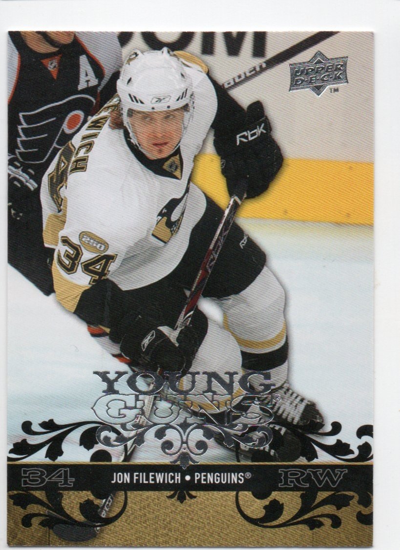 2008-09 Upper Deck #239 Jon Filewich YG RC (25-X349-PENGUINS)
