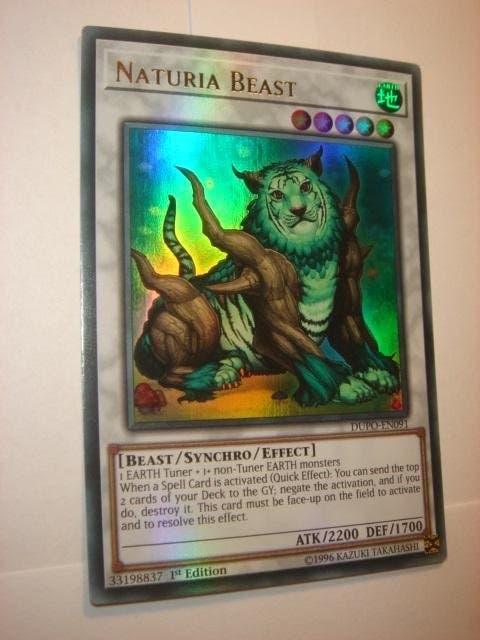 Yu-Gi-Oh! Naturia Beast Ultra Rare Card – DUPO-EN091 1st Edition From Duel Power