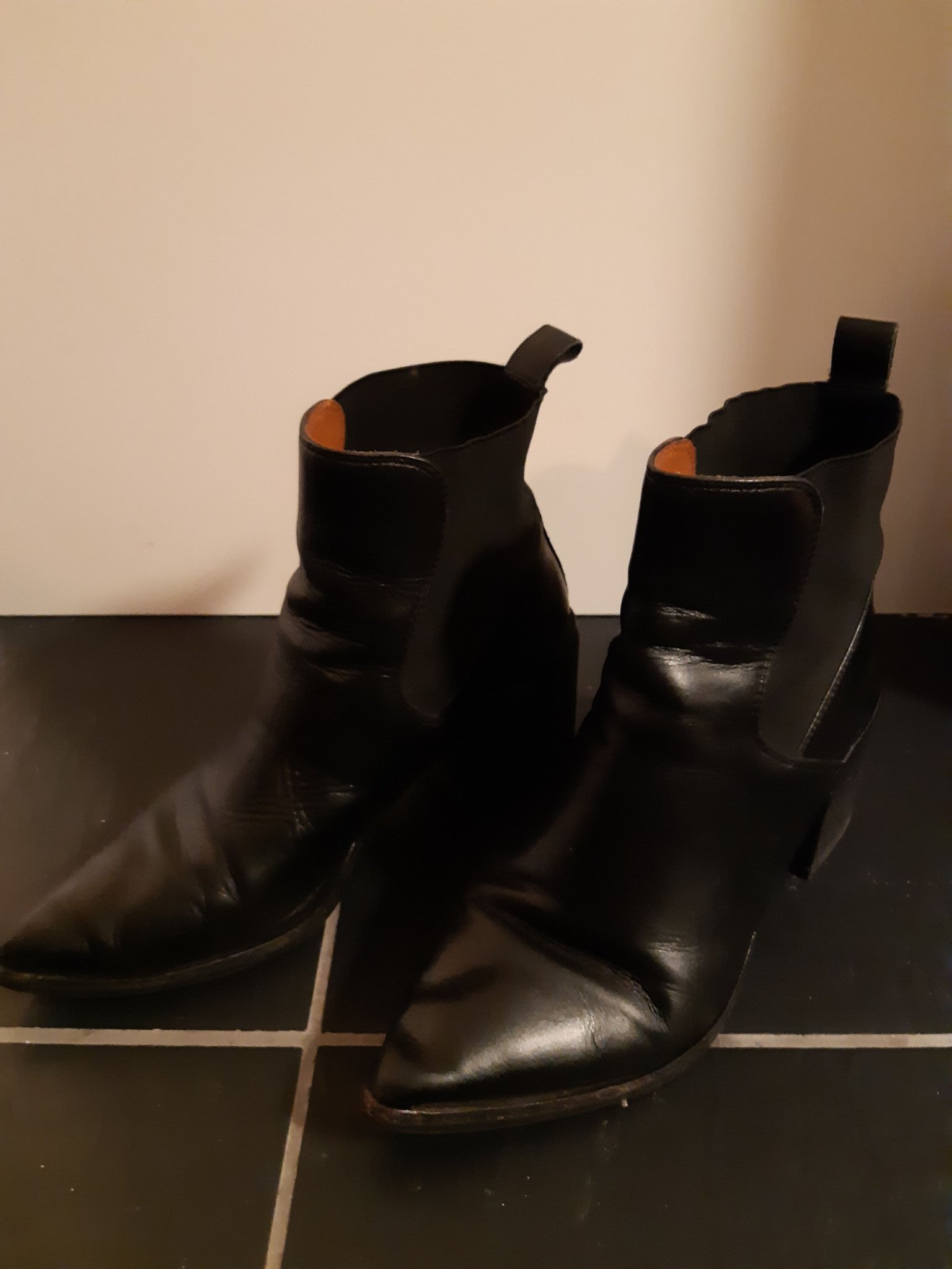 and other stories boots beige