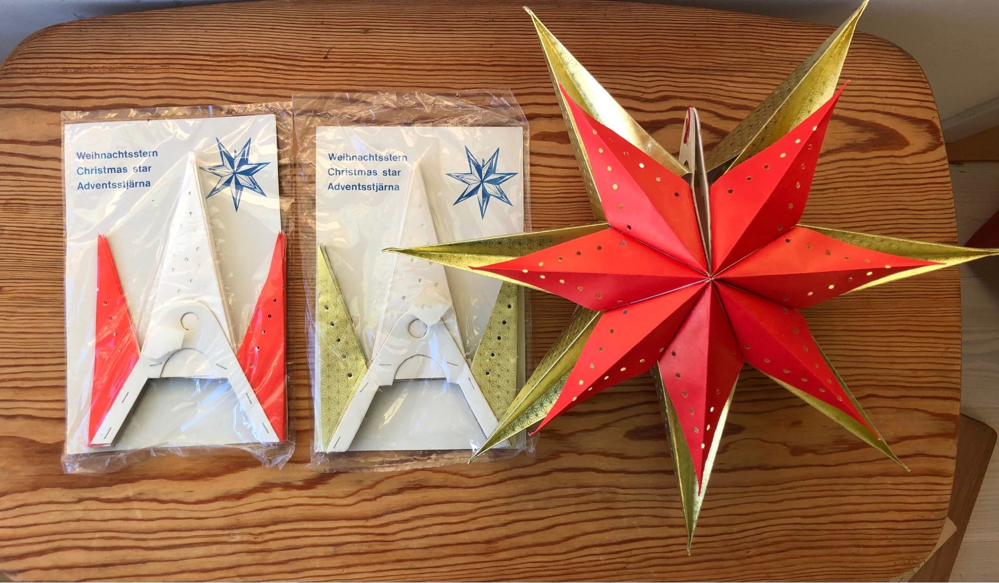Julstjärna, Adventsstjärna, Retro, Julstjärnor .. Köp på Tradera