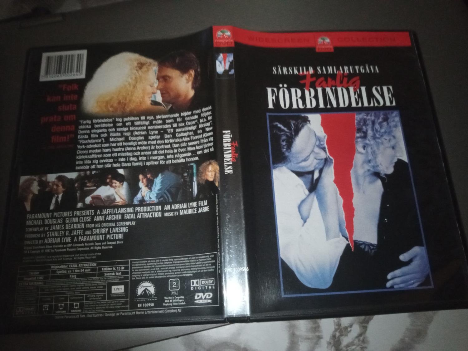 Farlig Förbindelse (av Adrian Lyne med Michael .. | Köp på Tradera ...