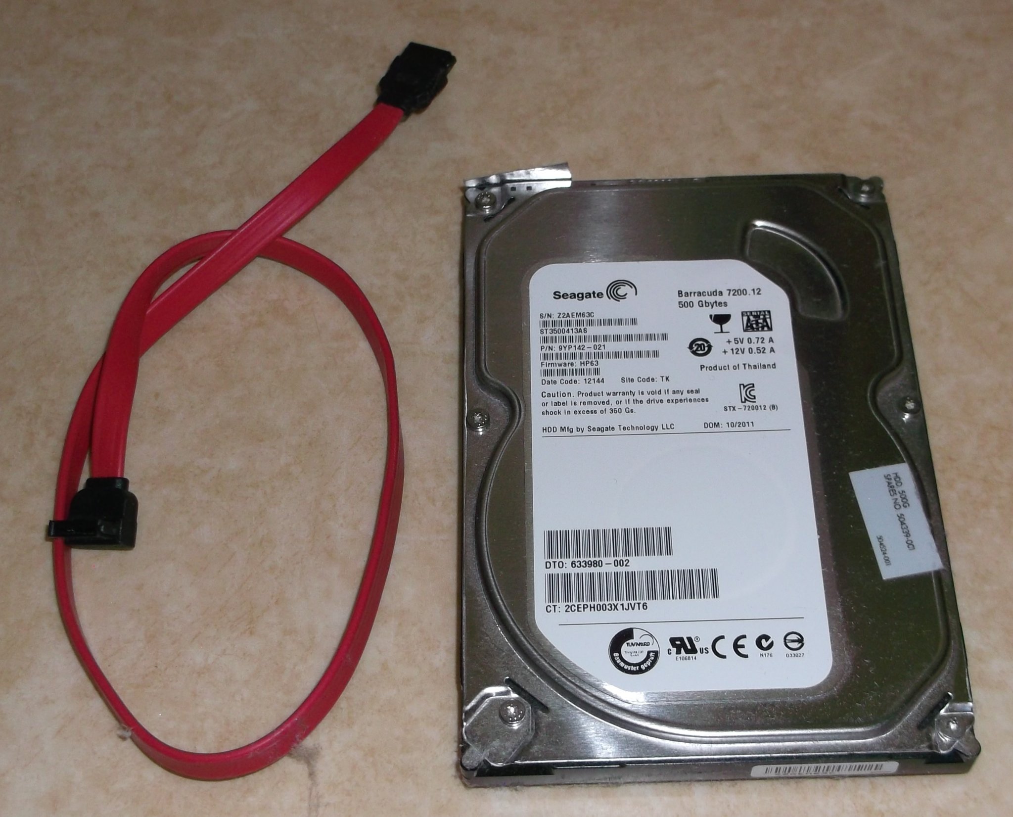 Hårddisk Seagate Barracuda 3,5" 500 GB 7200 rpm.. (423838065) ᐈ Köp på