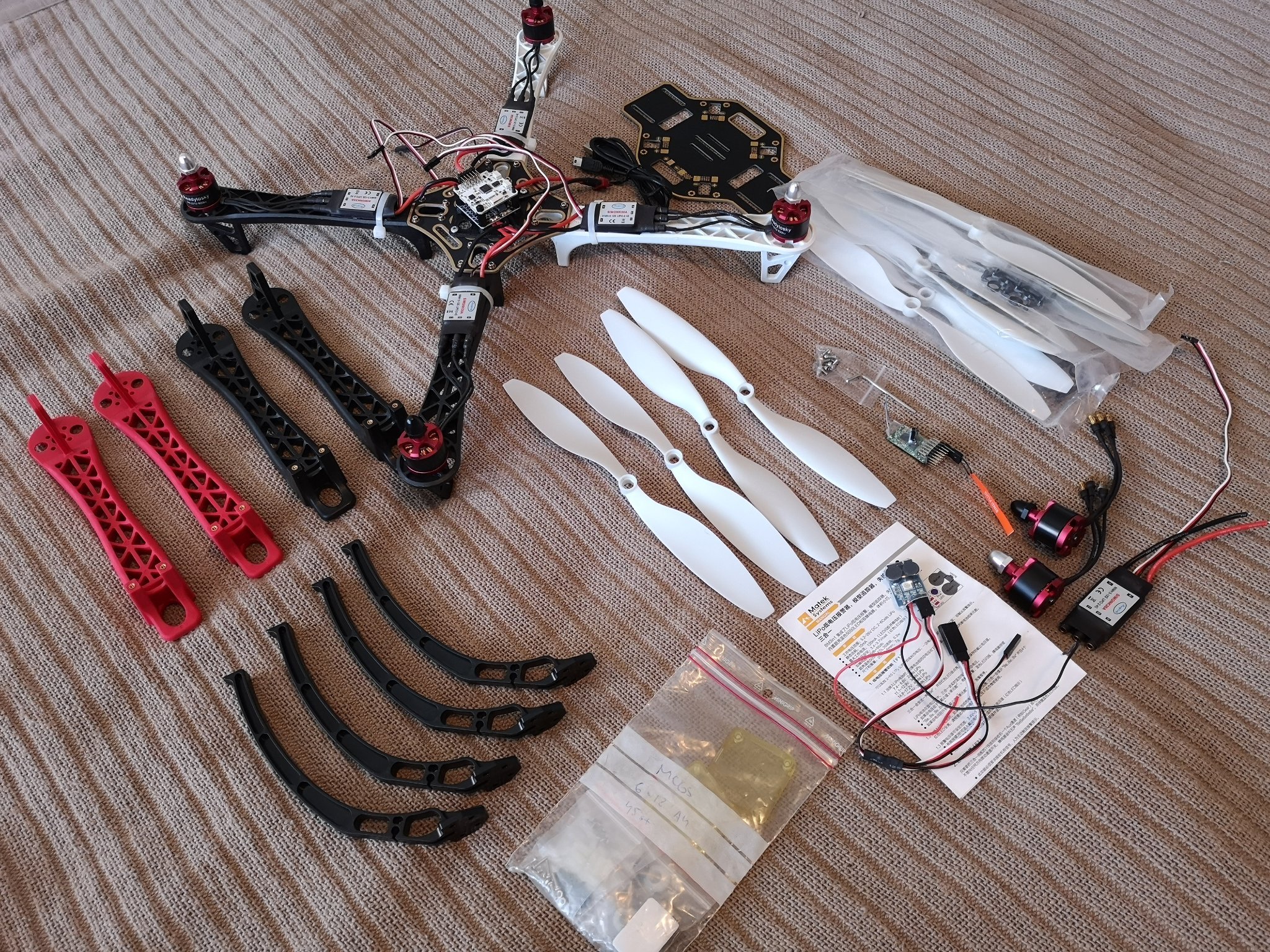 F450 Quadcopter KIT (354829925) ᐈ Köp på Tradera