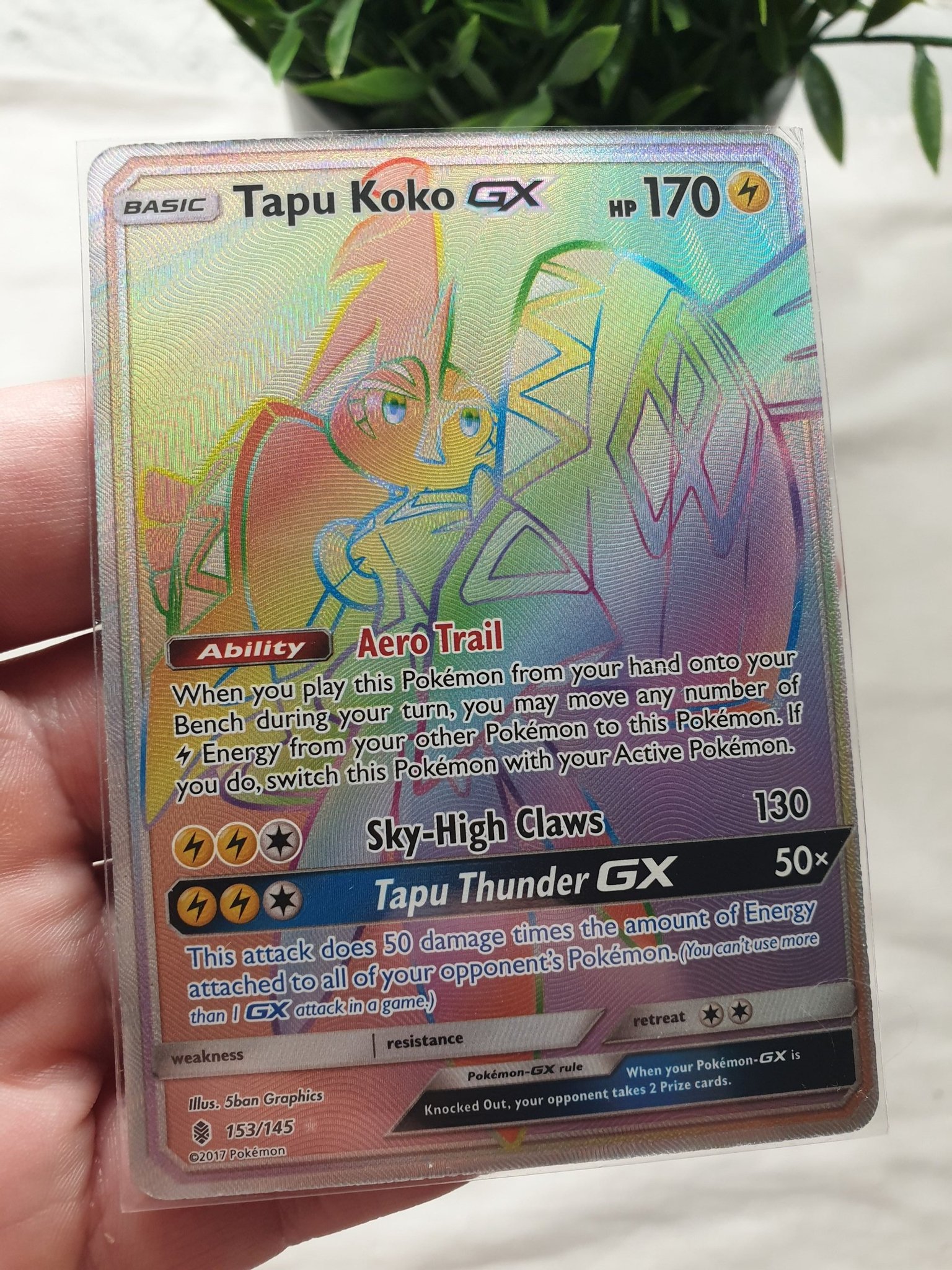 Pokemon kort Tapu Koko GX Rainbow Rare Köp på Tradera (553778681)