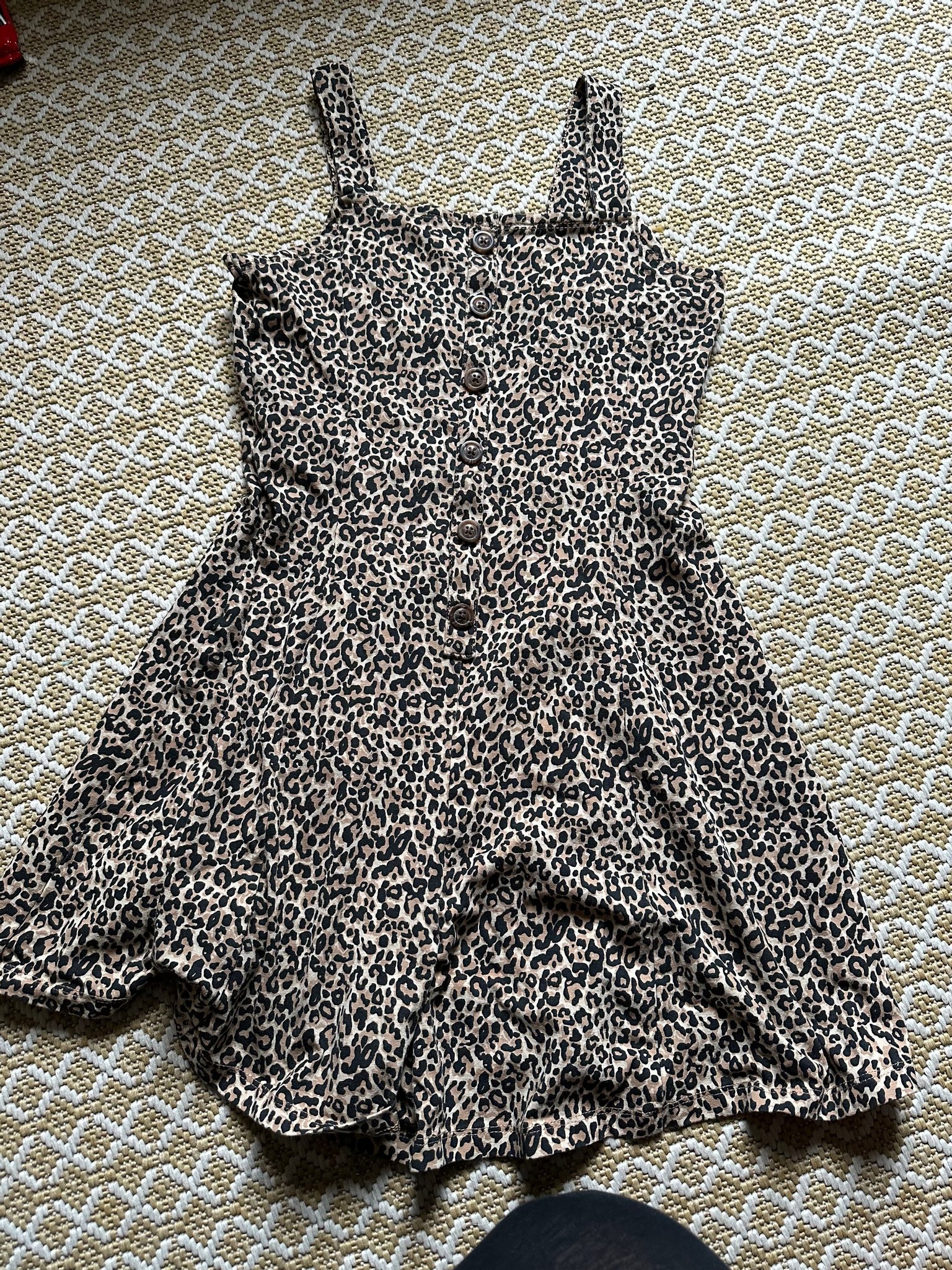 Leopardmönstrad jumpsuit stl 146/152, Lindex Köp på Tradera (608157385)