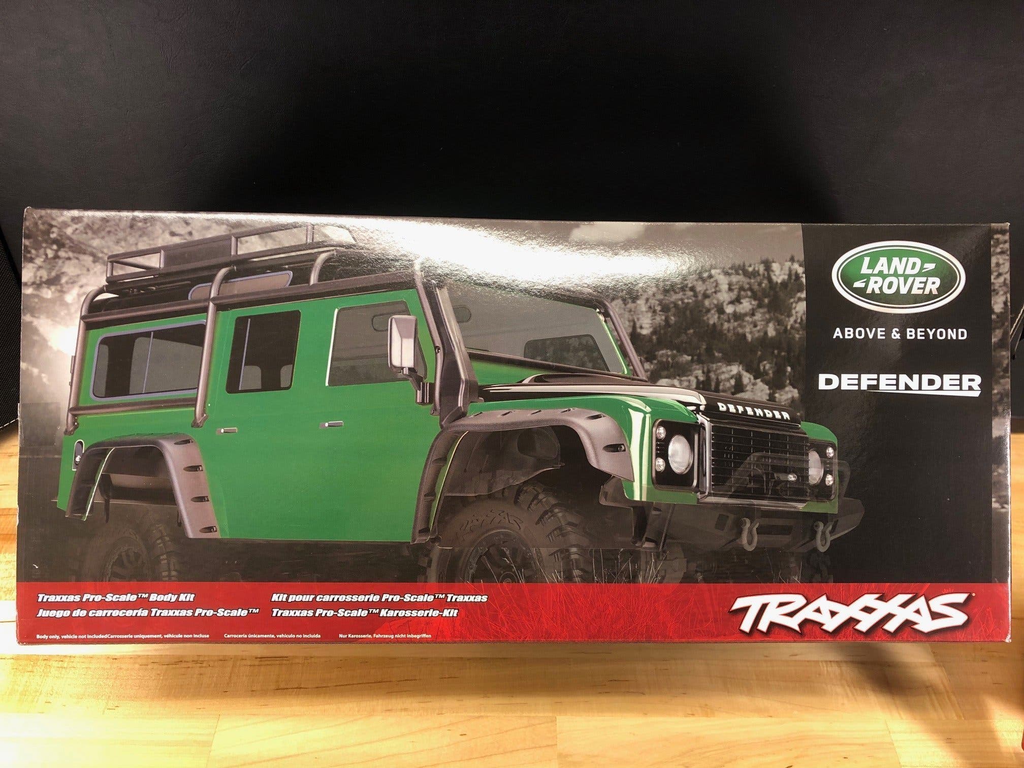 Kit Décoration Traxxas TRX4 Land Rover - Phares, Grille, Rétroviseurs, Poignées - 6 Pièces Métal/plastique - Pour Voiture RC 1/10 - 5