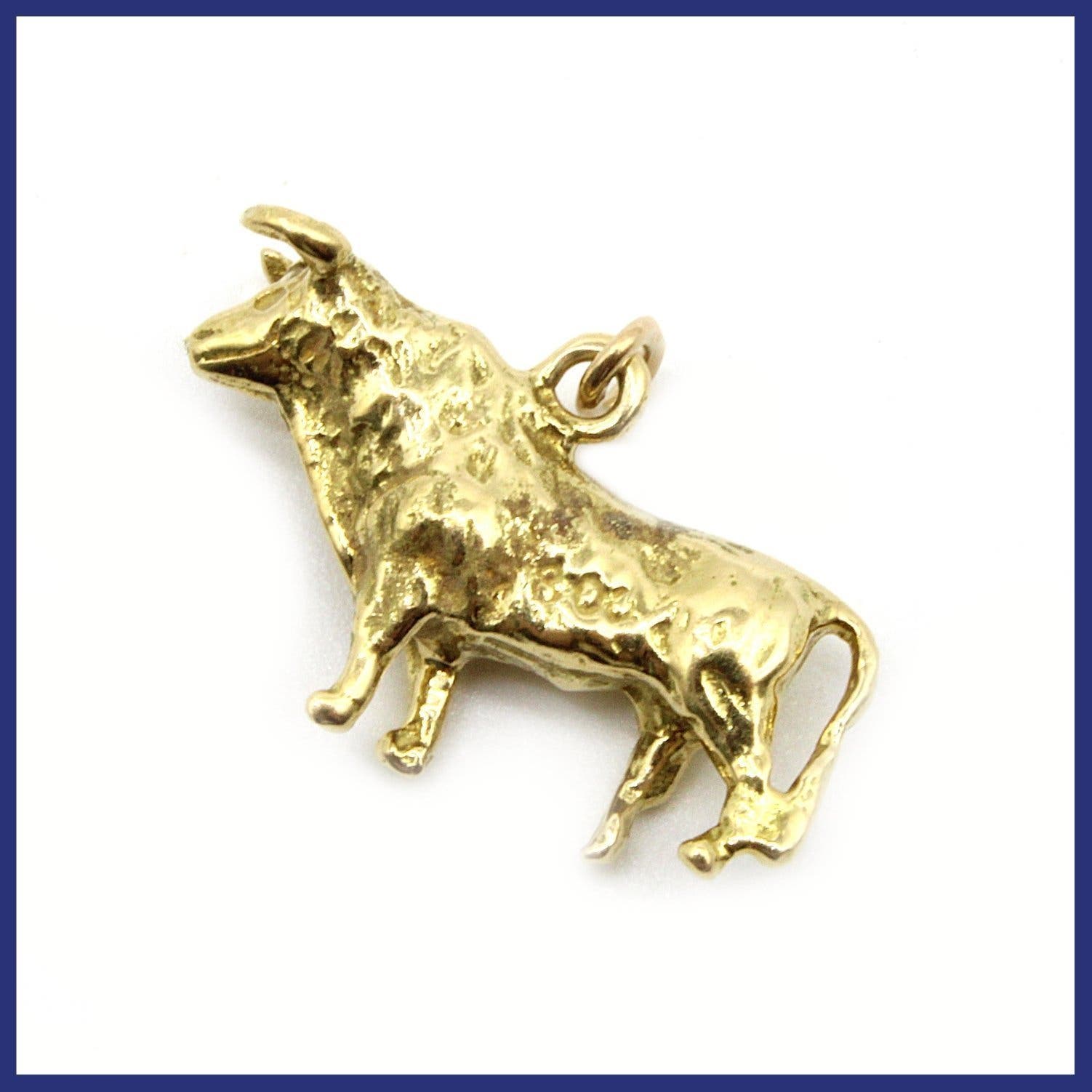 Hänge, 18K guld, tjur (vikt 4,1g)