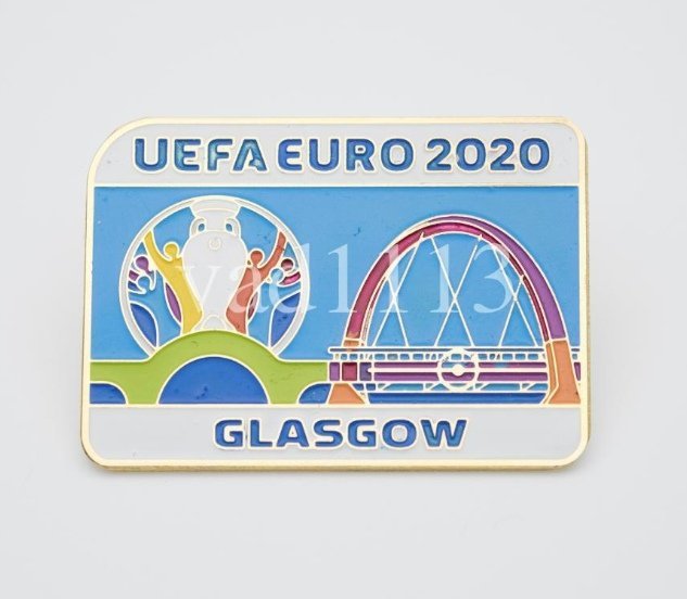 Football-Badge Pin: EURO 2020 Glasgow (404477623) ᐈ Köp på ...