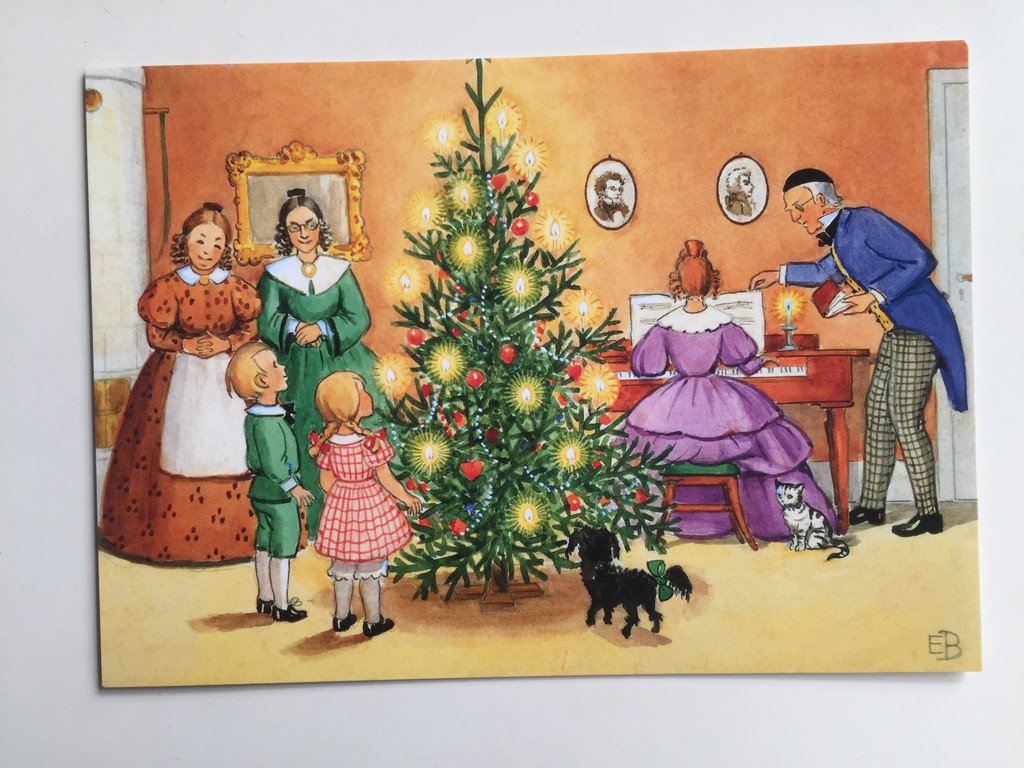 Julkort Petter och Lottas jul Elsa Beskow Köp på Tradera (548472700)