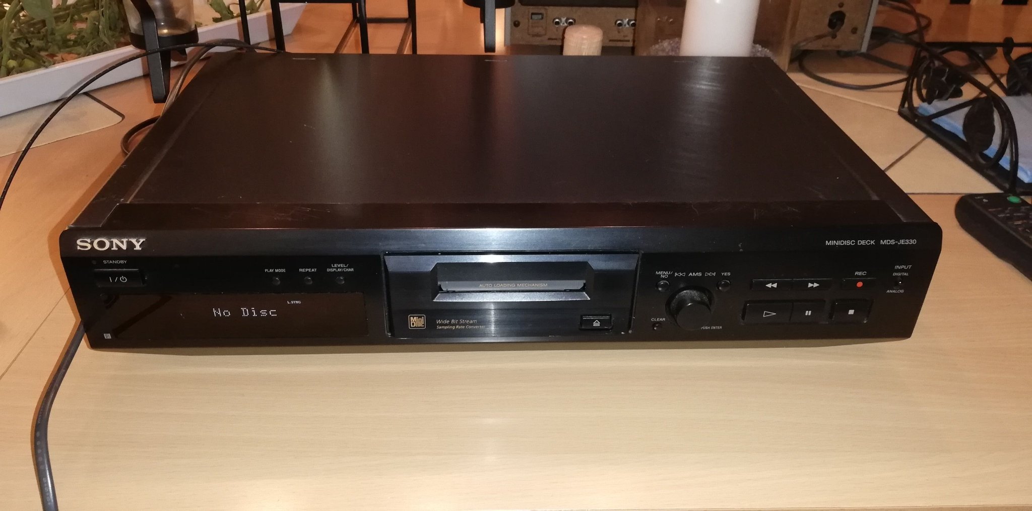 Sony Minidisc Deck MDSJE330 Utrop 1kr (411249458) ᐈ Köp på Tradera