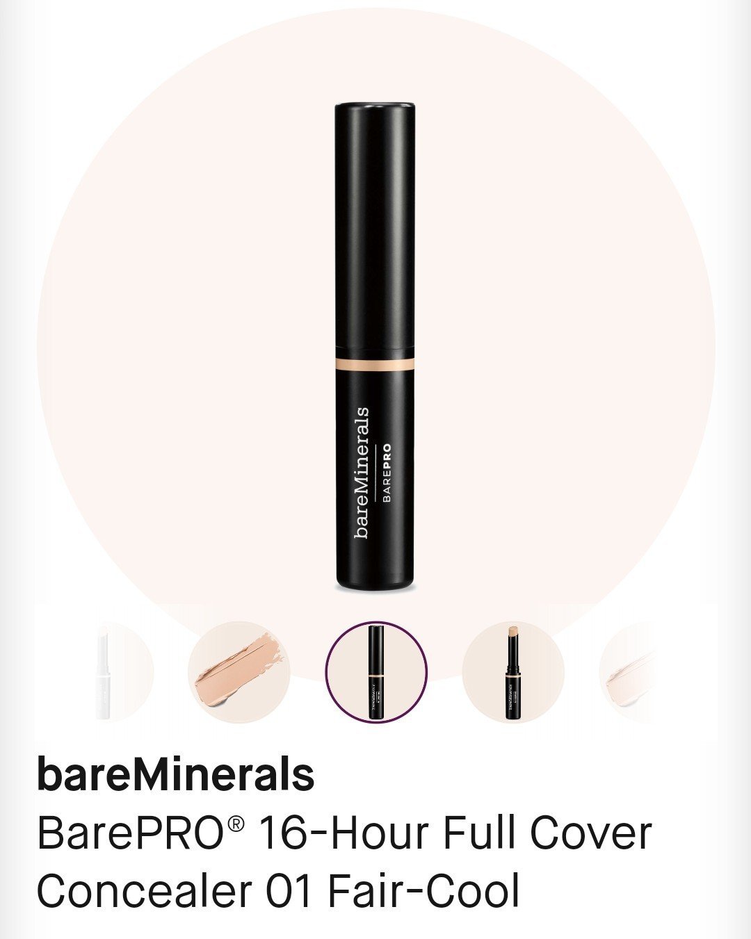 bare minerals concealer 1c bare minerals concealer 1c
