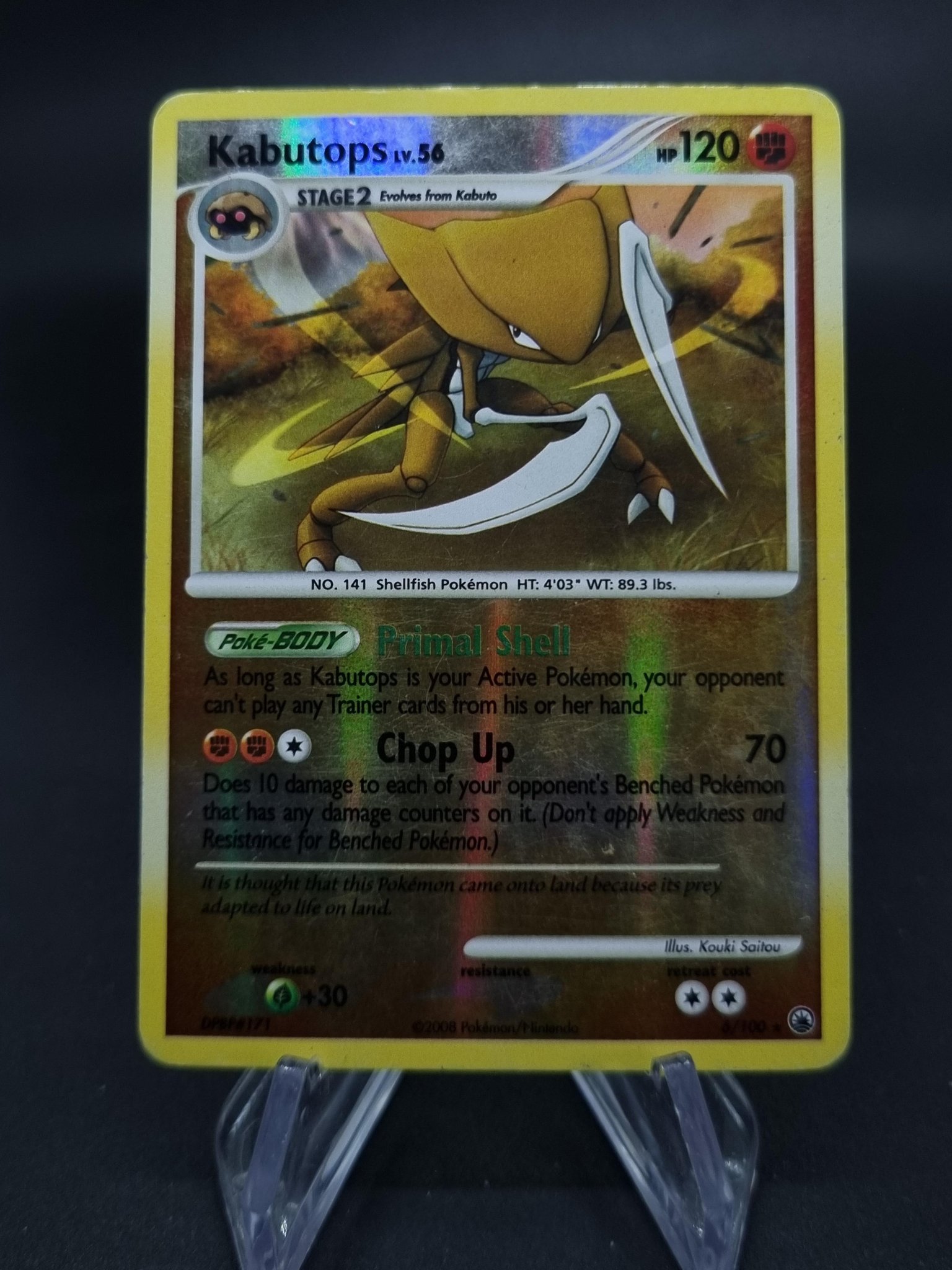 Kabutops 6/100 Reverse Holo Diamond & Pea.. Köp på Tradera