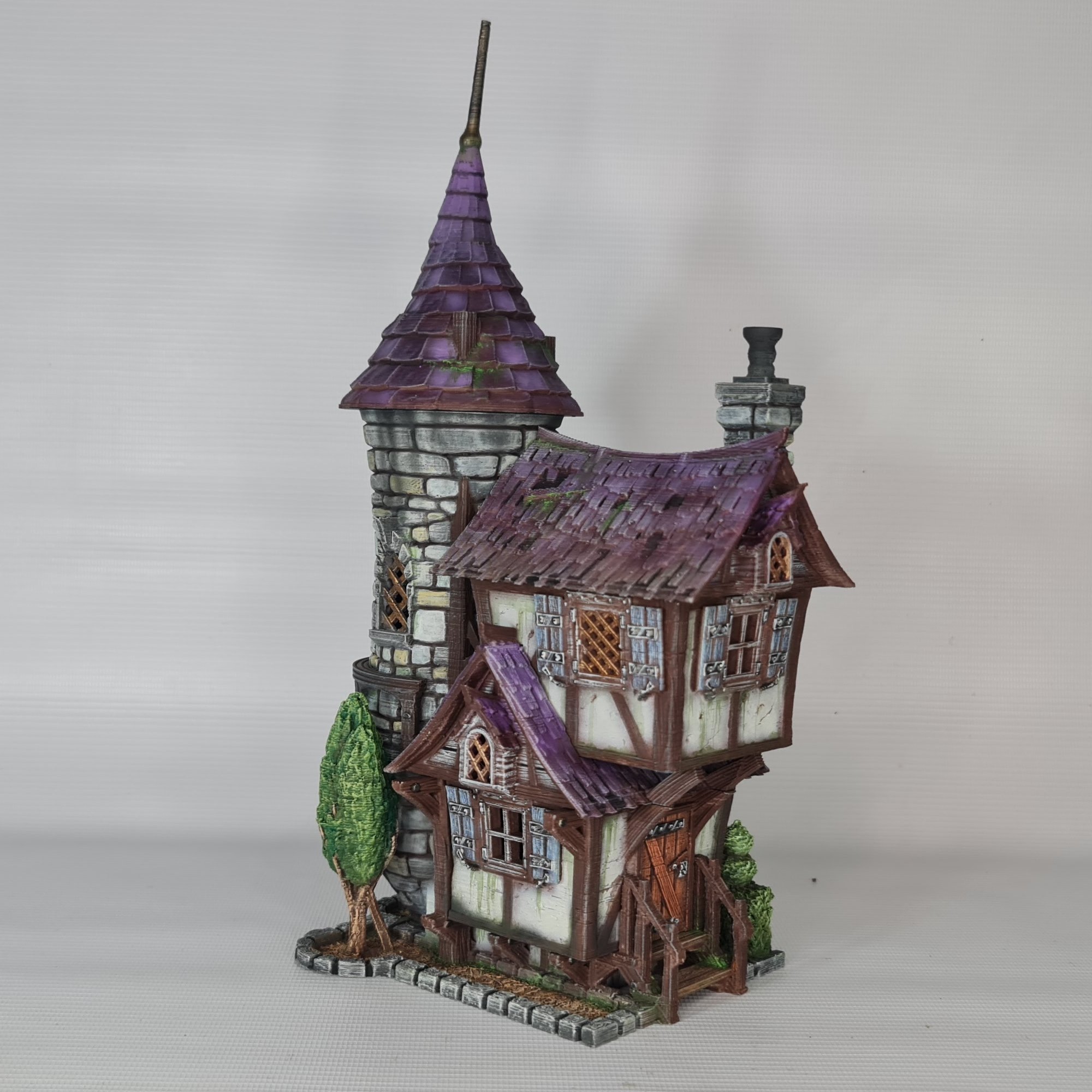 Peppermill Cottage från 3DP4U | modell figurspel hus dnd d&d
