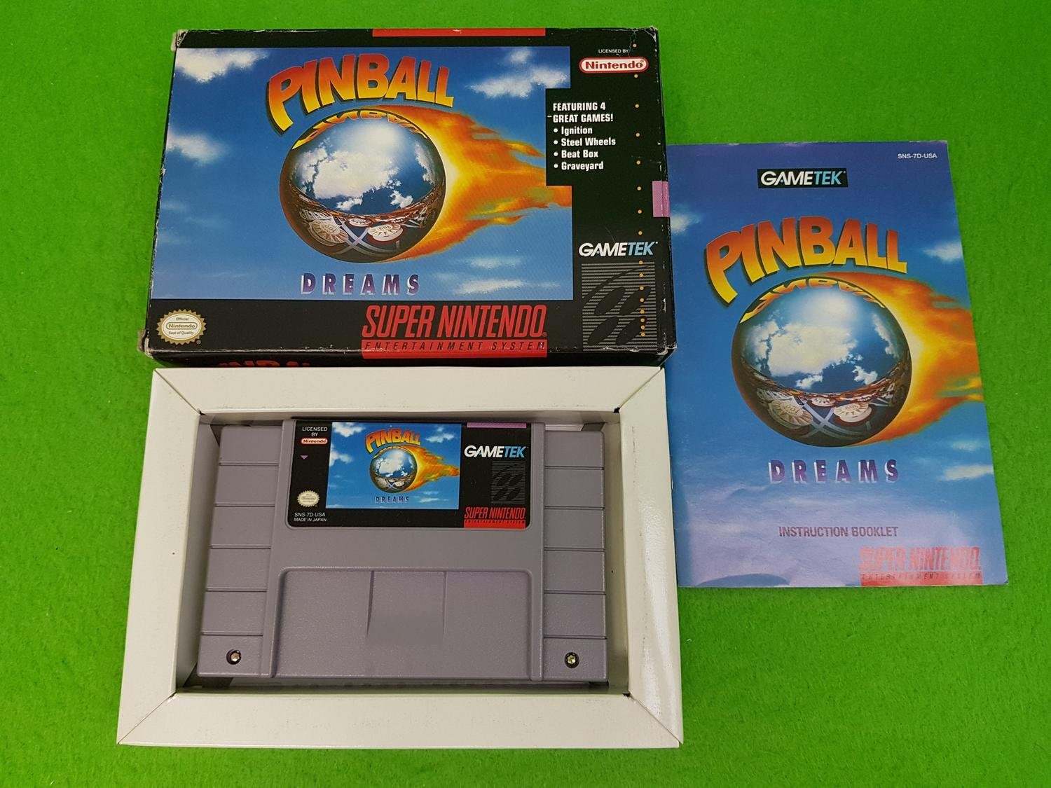 Pinball Dreams KOMPLETT NTSCU AMERINAKS.. (405863133) ᐈ SpelHem på Tradera