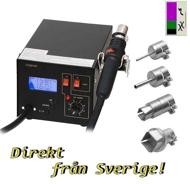Varmluftstation ZD-939L för SMD.. (419709364) ᐈ AutemaElektronik på Tradera