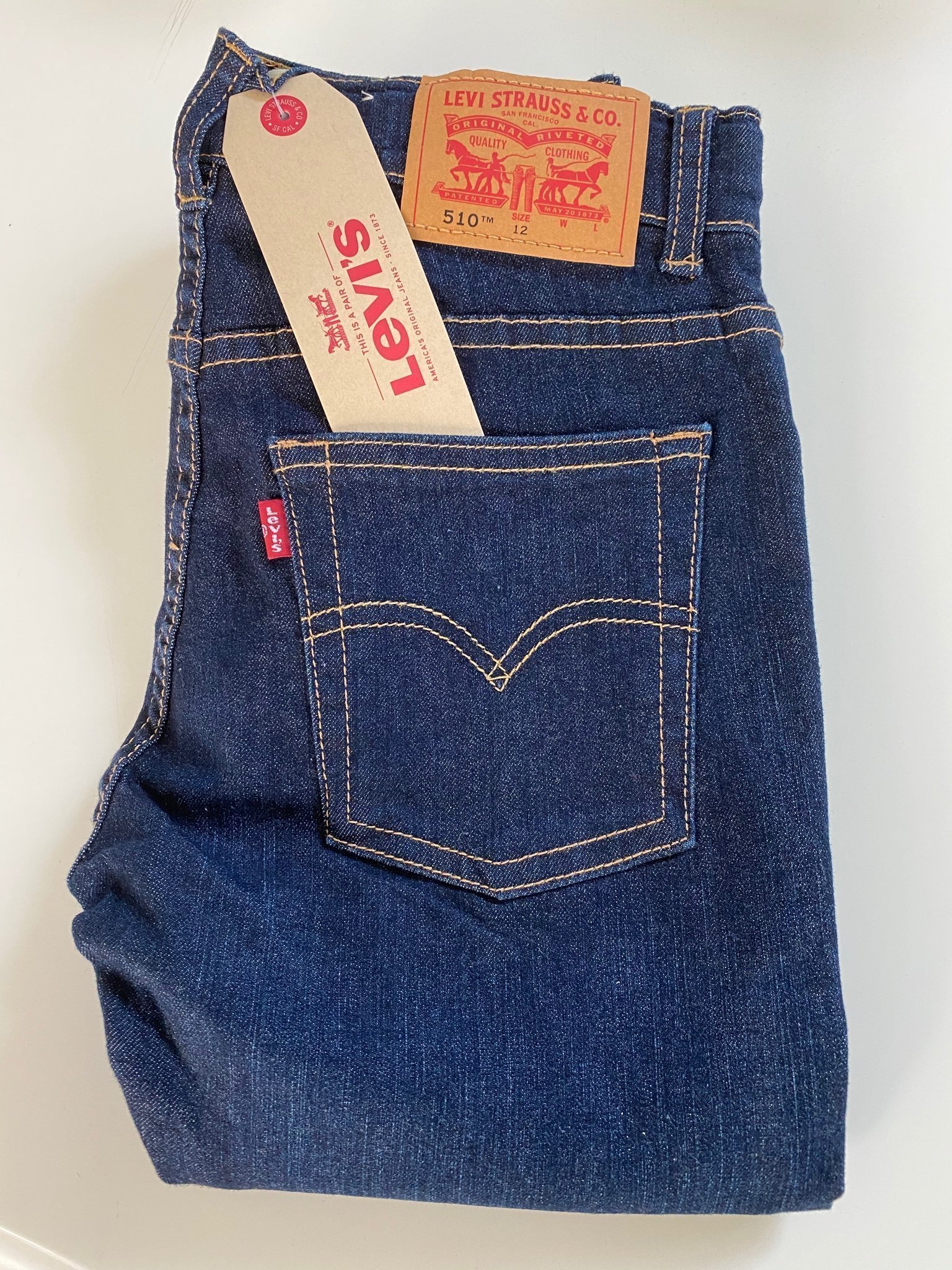 Levis jeans 510, size 12 (409511817) ᐈ Köp på Tradera