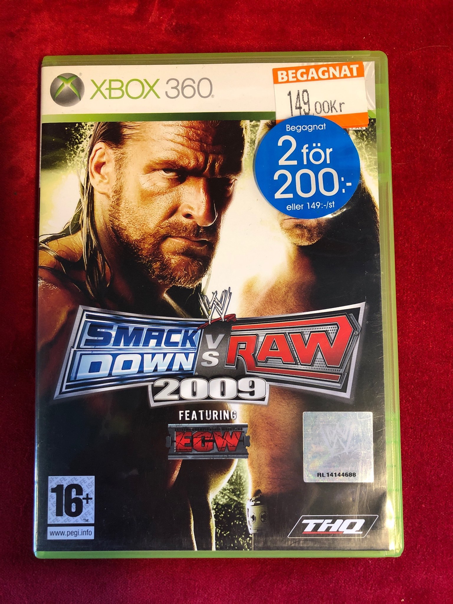 WWE Smackdown Vs Raw 2009 XBOX360 (404456294) ᐈ Köp på Tradera
