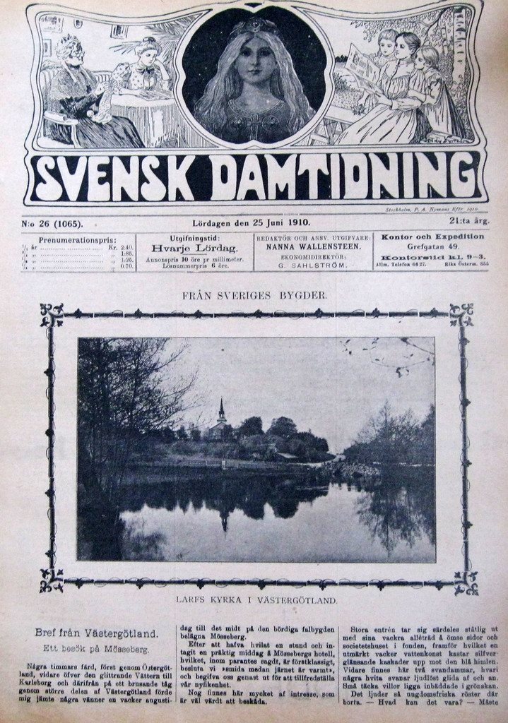 S-D 1910-26 Västergötland Larv kyrka Billingen Landskap MM S-D 1910-26 1910-26 1910-26 Västergötland Larv kyrka Billingen Landskap MM de157f