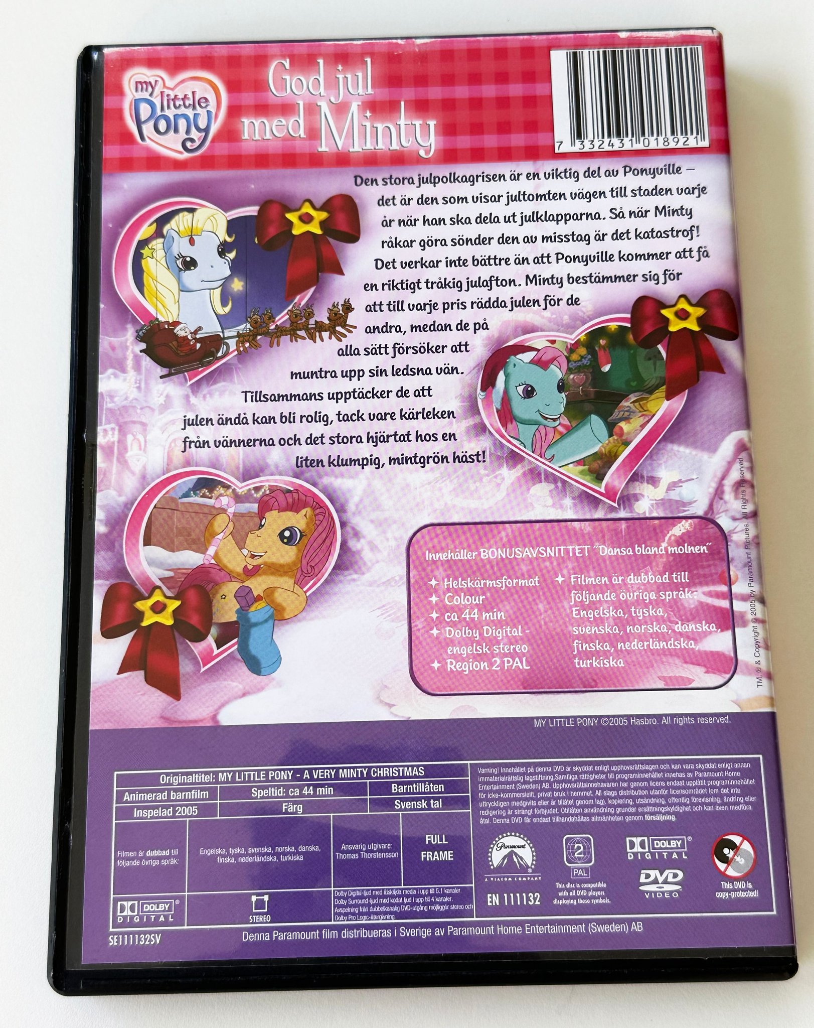 DVD My Little Pony God Jul med Minty (MLP) Köp på Tradera (598145321)