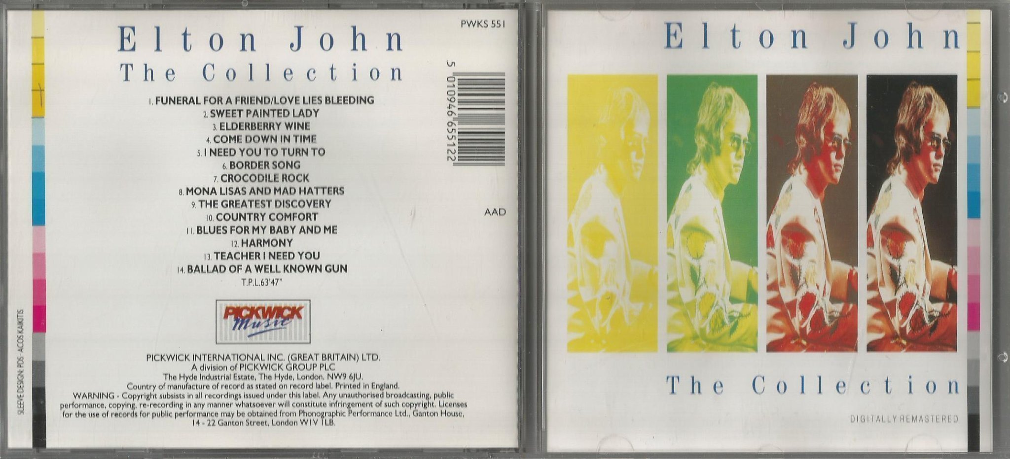 Elton John The Collection CD 1989 (367258687) ᐈ Köp på Tradera
