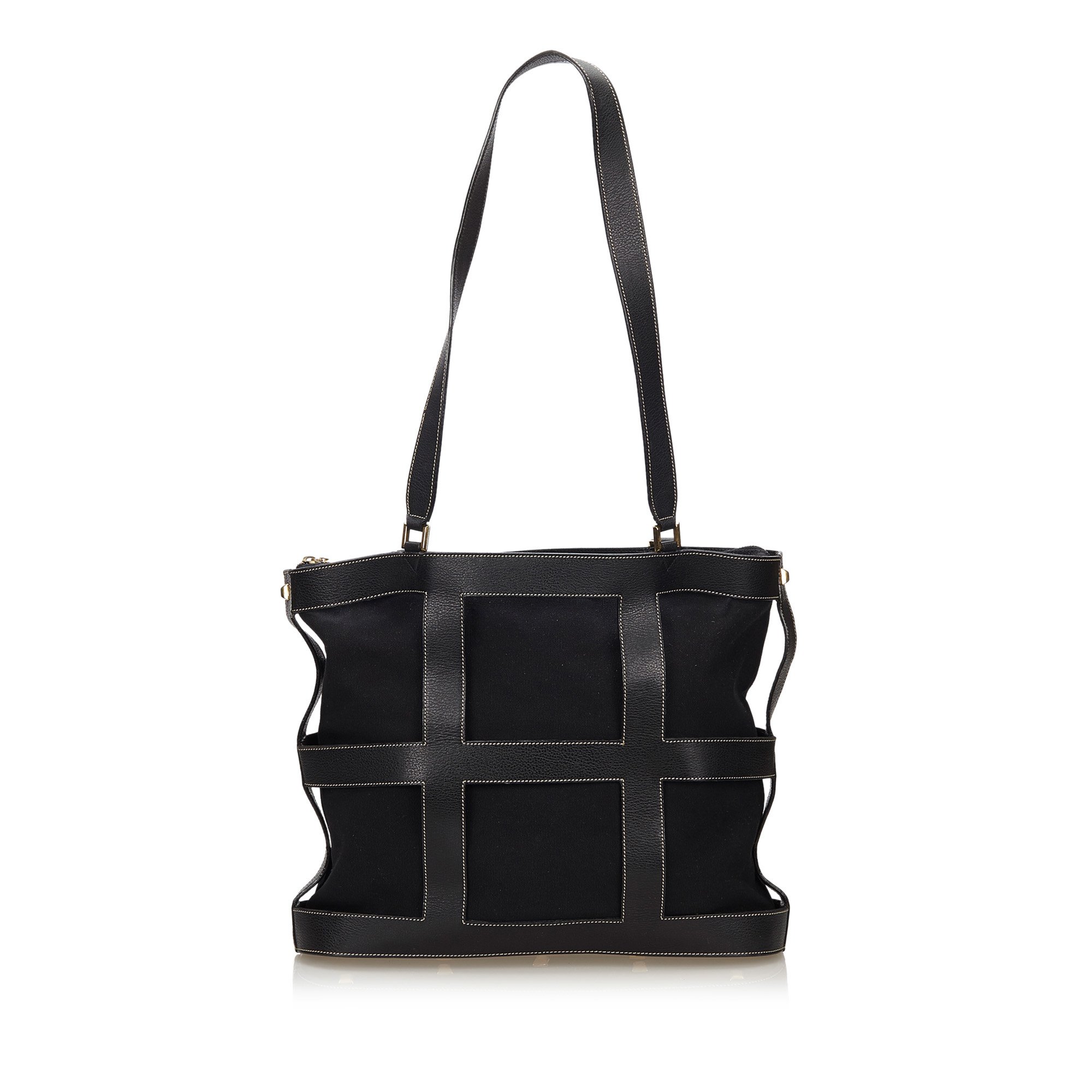 ferragamo canvas tote bag