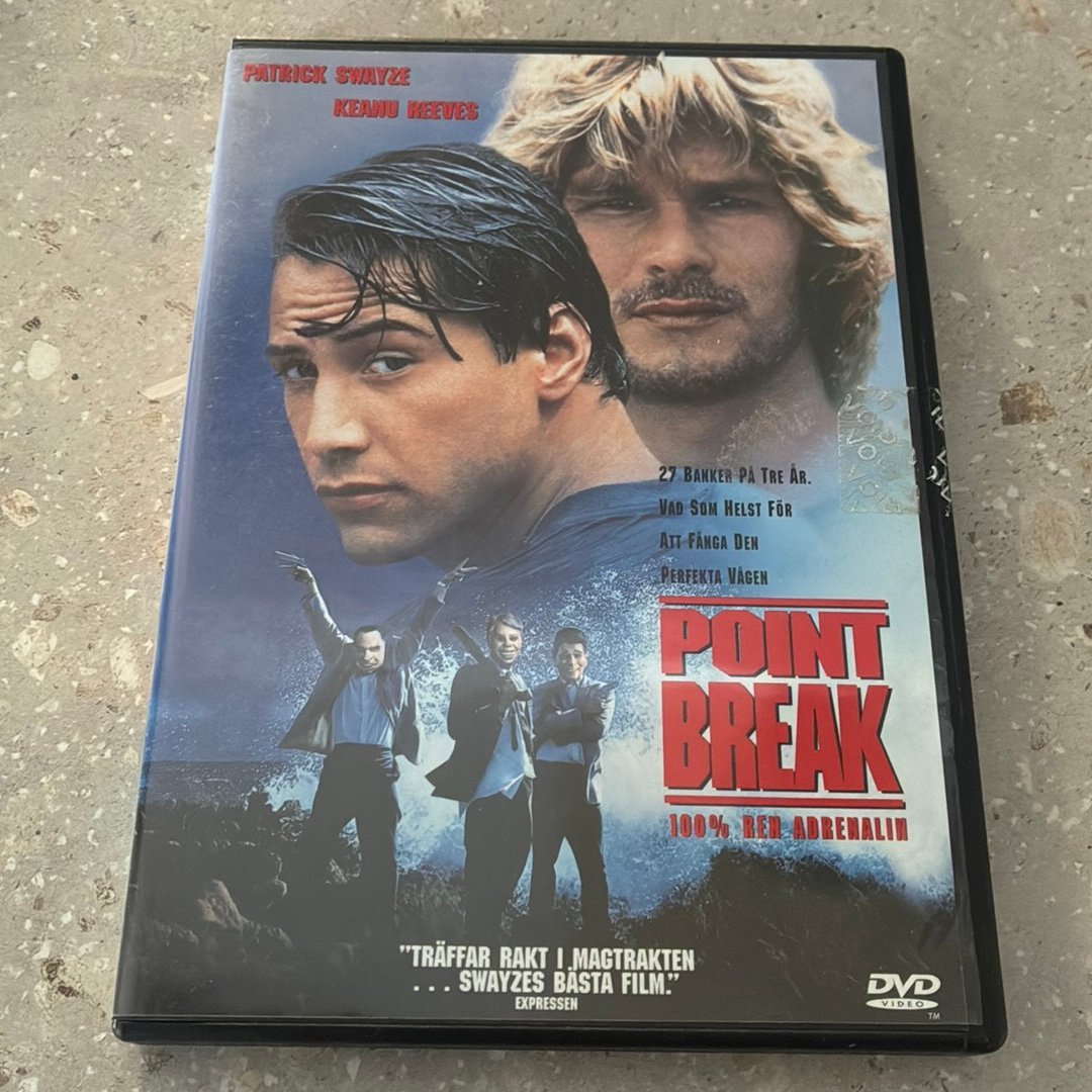 Se produkter som liknar Point Break DVD med Patrick S.. på Tradera ...