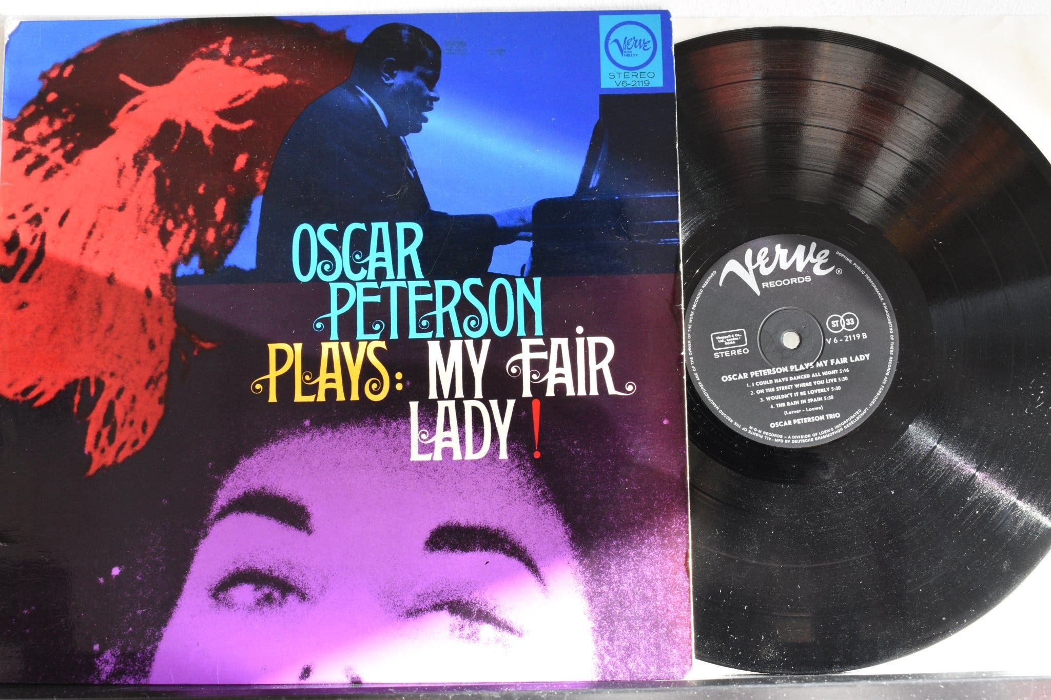 OSCAR PETERSON PLAYS MY FAIR LADY GERMANY VERVE 408004008 K p P 