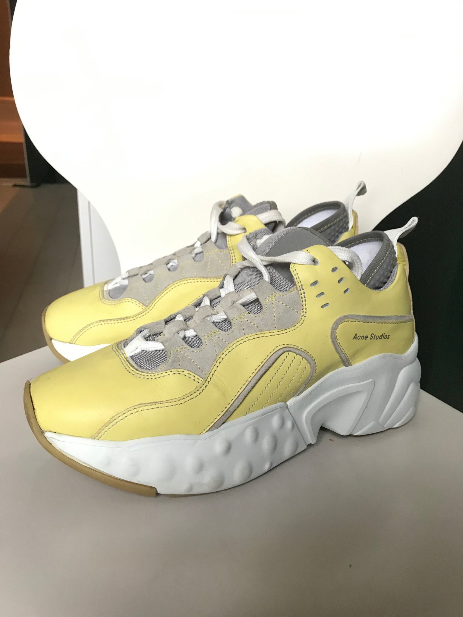 acne sneakers velcro
