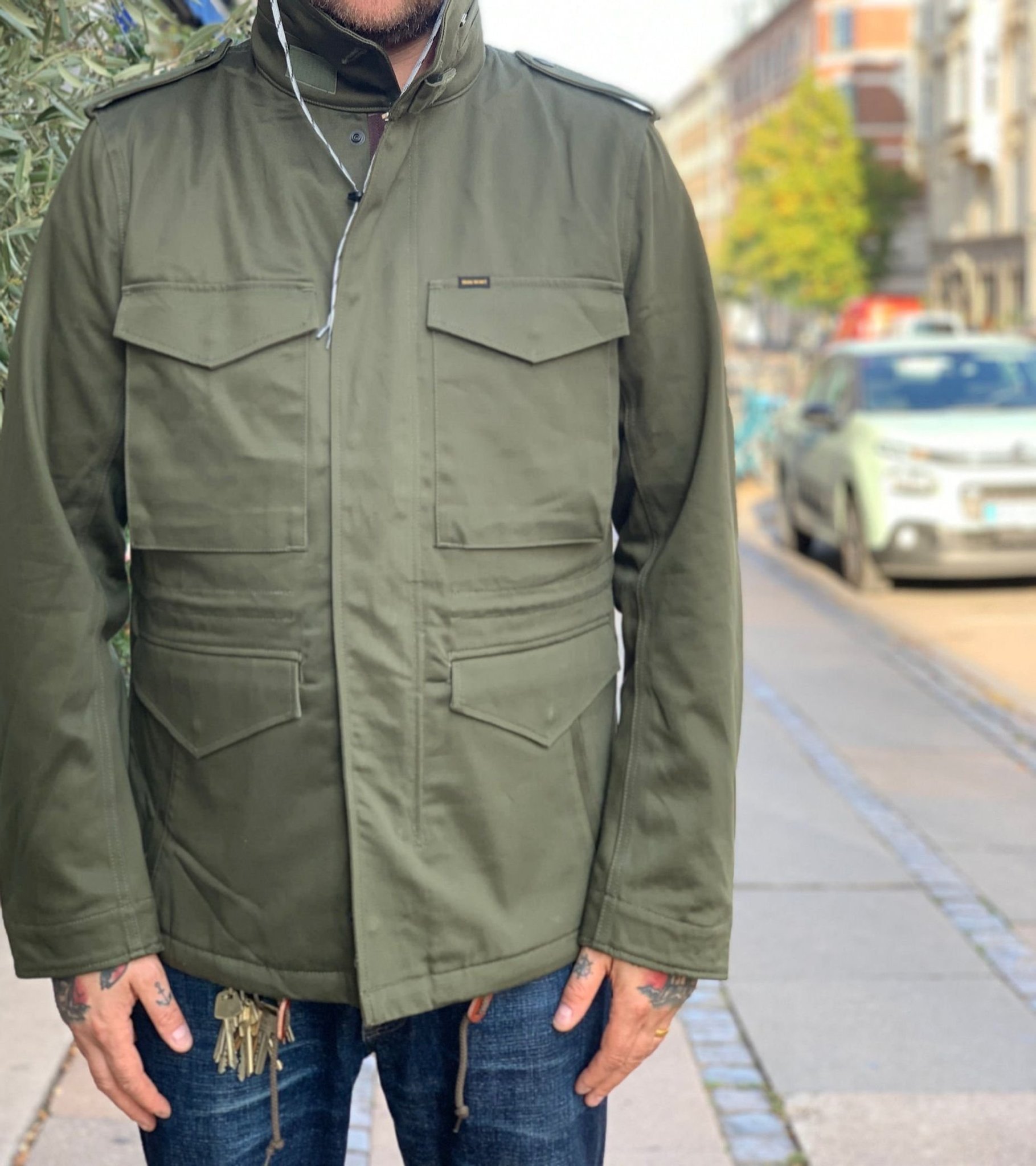 Iron Heart M65 Field jacket olive Köp på Tradera (574028369)